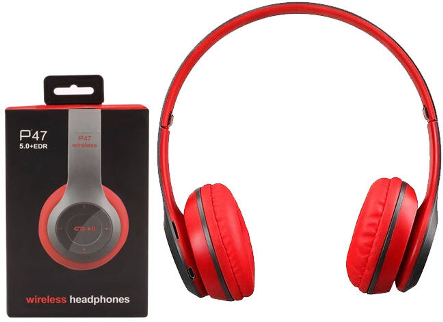 Techobucks Wireless Headset with Bluetooth Stereo Headphones with Noise Cancelling Mic Bluetooth Gaming