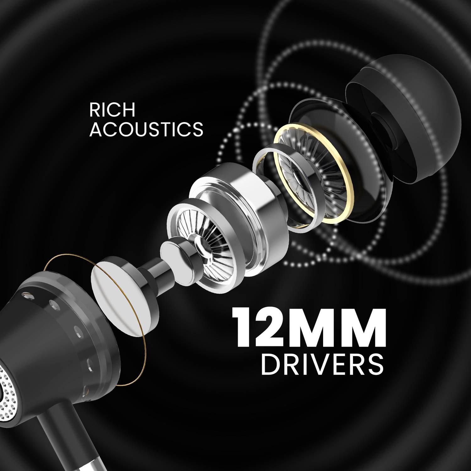 Aroma C21-NB119B Badshah 60H Neckband with 4in1 65W Cable - Image 5