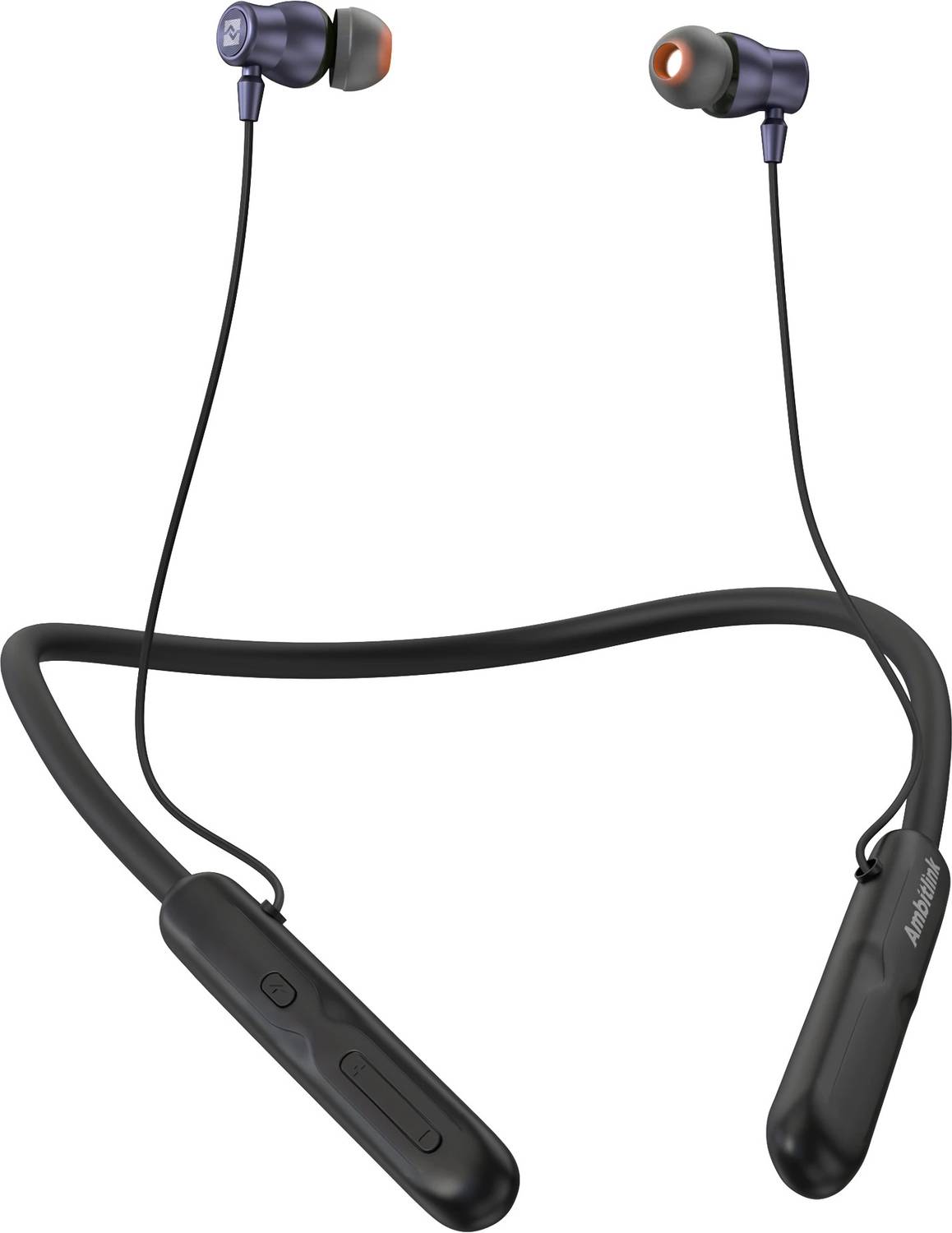Ambitlink ALNB100D Upto 120Hrs Playtime*,ANC, Magnetic On/Off,Vib