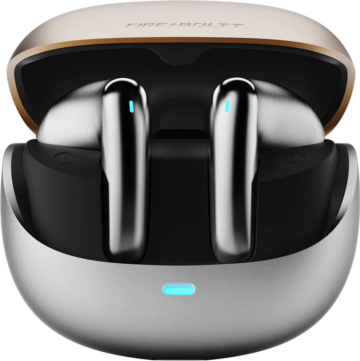 Image of Fire-Boltt Aero Fit TWS Earbuds, Custom EQ Profiles, 50H Battery, Quad Mic ENC, BT 5.4 Bluetooth