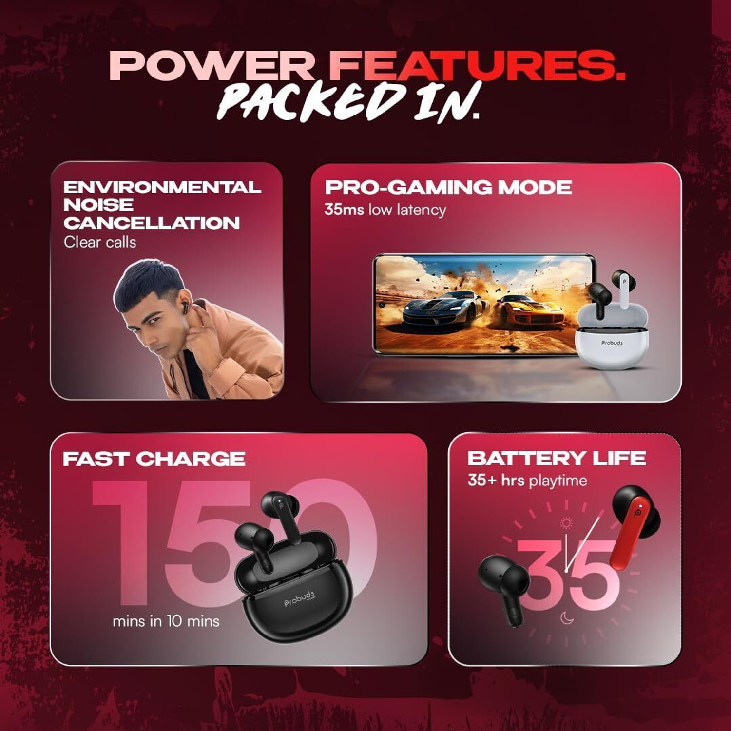 Image of LAVA Probuds Aria 911 Bluetooth
