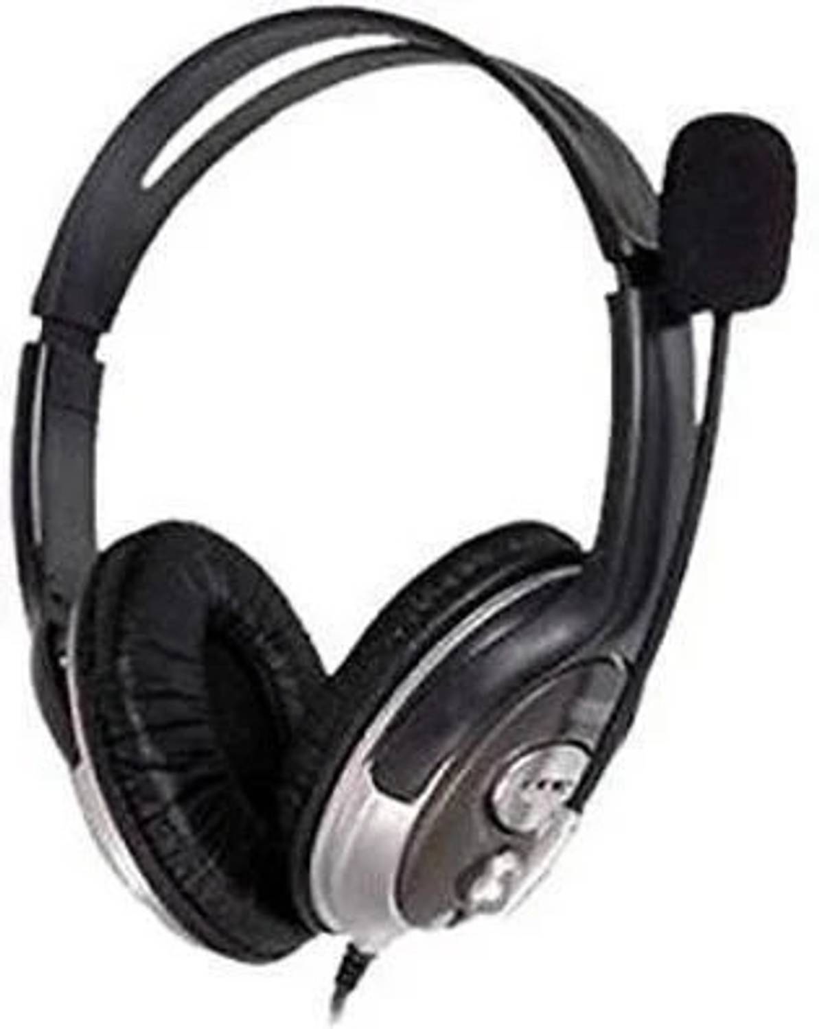 HP B4B09PAACJ Wired Headset (Black, Silver, On the Ear)