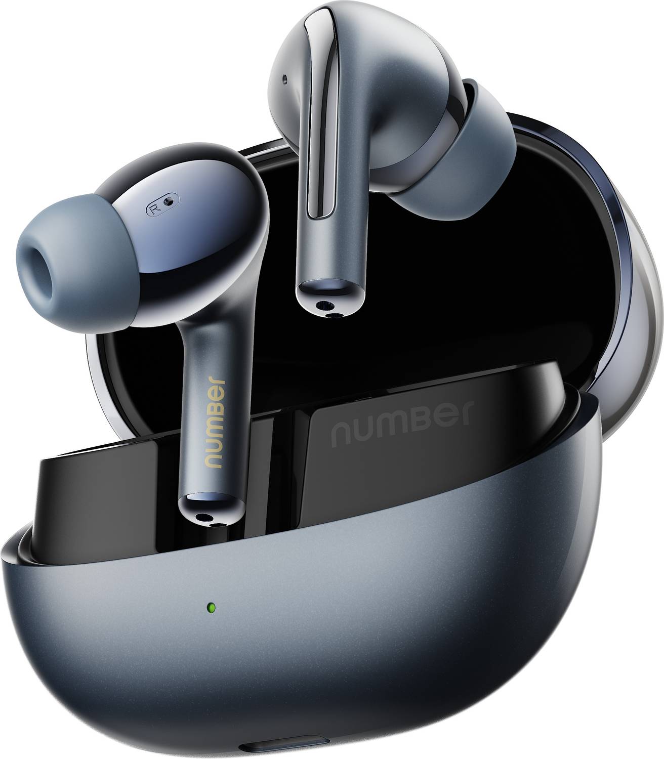 Number Navo Buds X3 Dual Pairing Earbuds, 50H Battery, AI ENC, 40ms Low Latency, v6.0 Bluetooth
