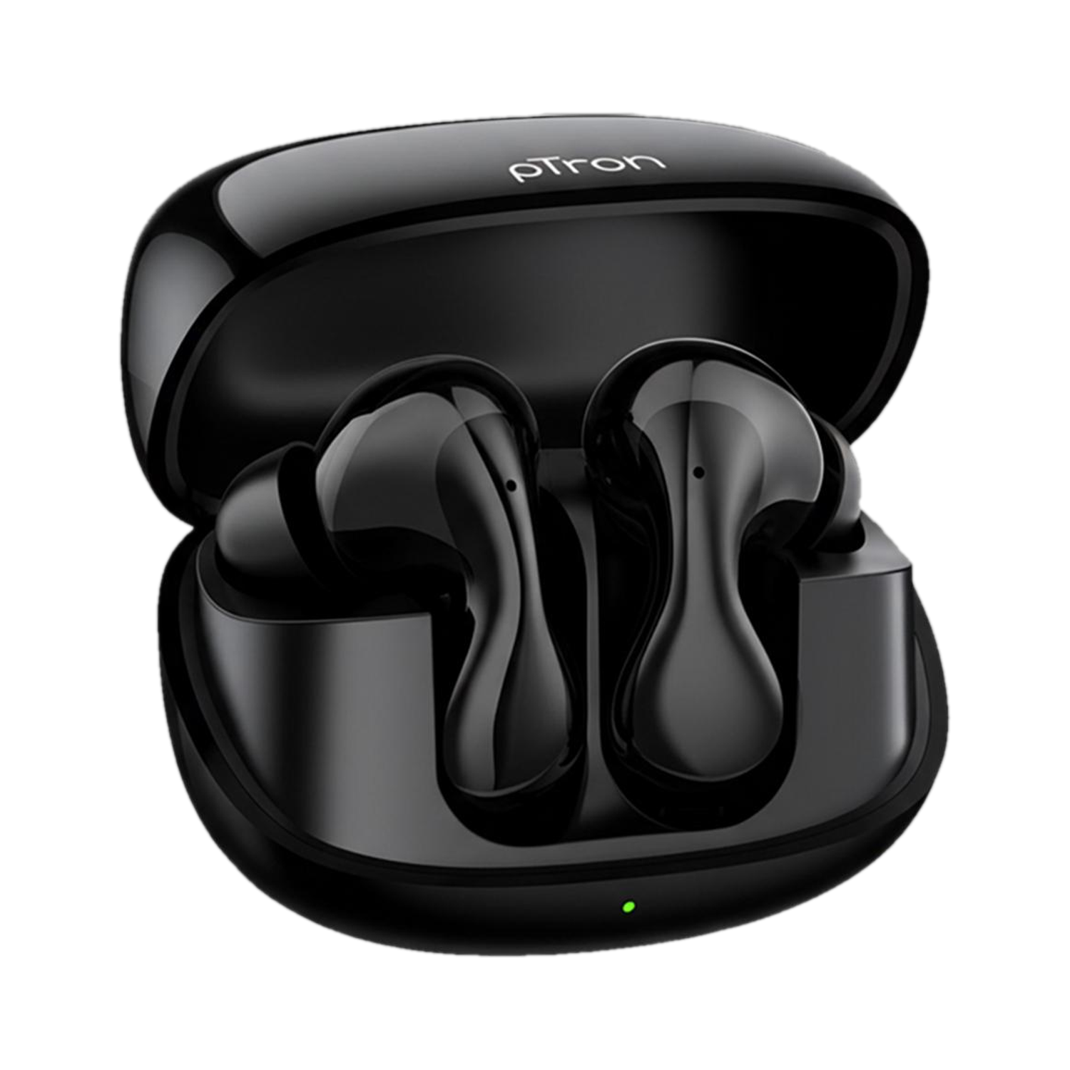 Image of PTron Bassbuds Tango w / 50Hrs Playtime, AI-ENC Calls, Custom EQ, App Support, BTv6.0 Bluetooth