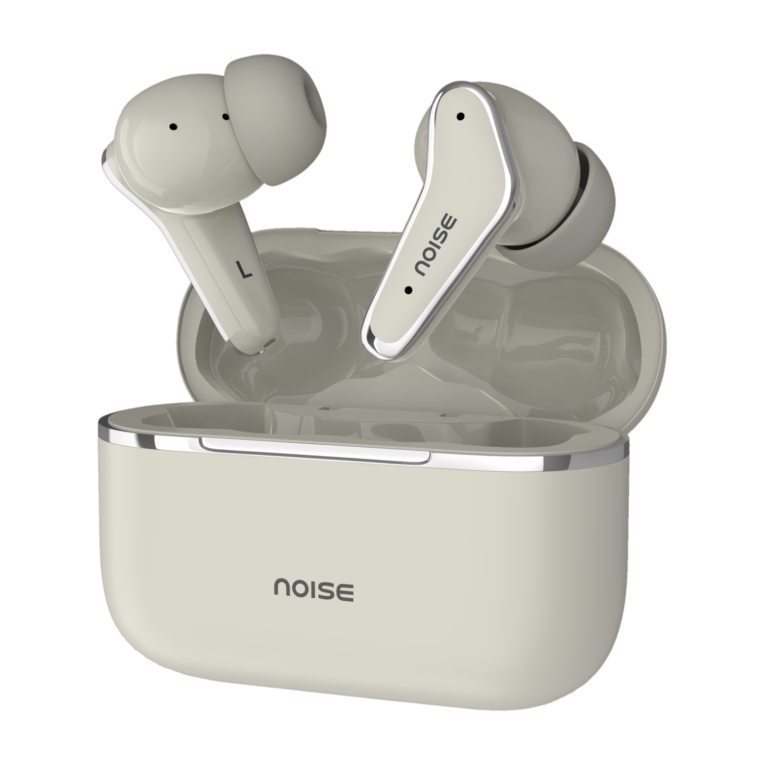 Noise Buds VS102 Elite Bluetooth Earbuds, Silver - Image 1