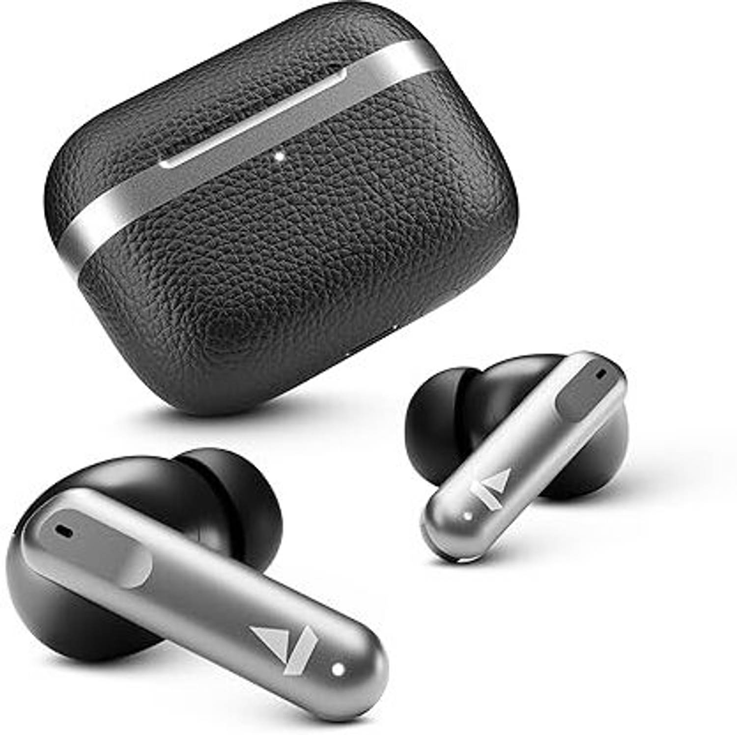 boAt Airdopes 111v2, Leather Finish,4Mics ENx, Stream Ad Free Mus