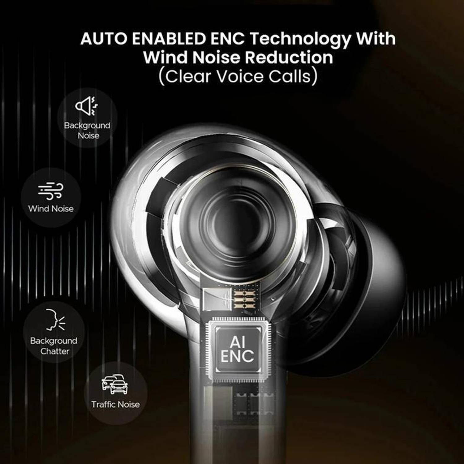 techHUNK BT Bluetooth Black - Image 3