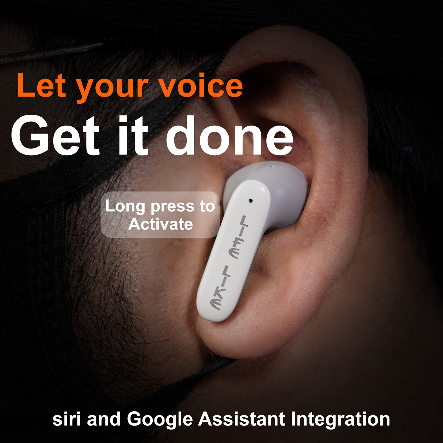 Image of Life Like Z40 Pro Earbuds with 100Hr Playtime,4 Mic ENC,Scratch Proof TWS 5.3V Bluetooth