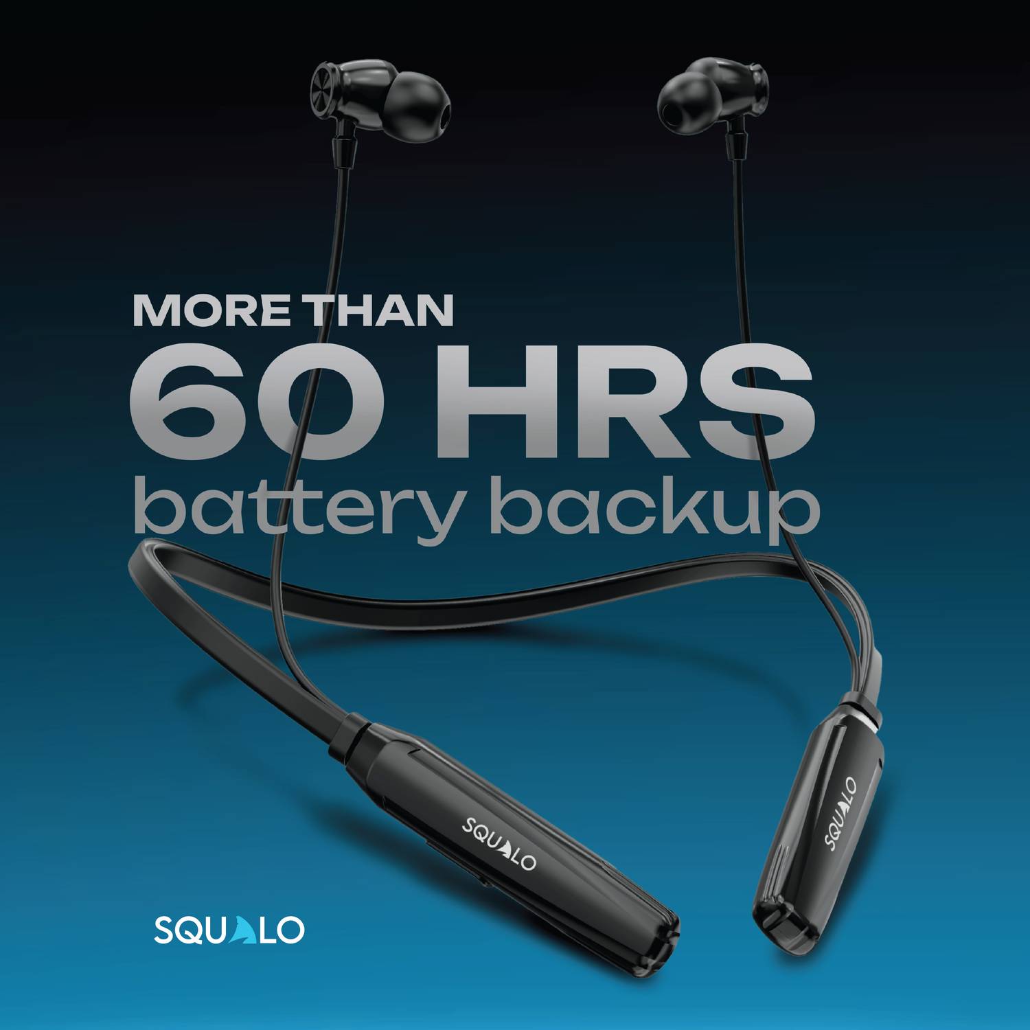 Squalo BassPlugs 500 with ENC Mic, 60 Hours Playtime - Image 2