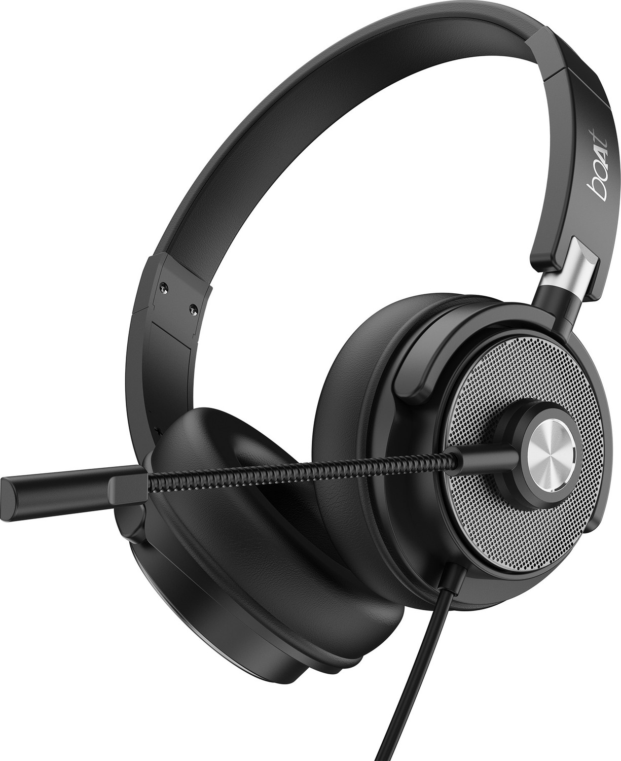 Image of boAt BassHeads 900 C Pro USB Type-C Wired Headphones, Unidirectional Retractable Mic Wired