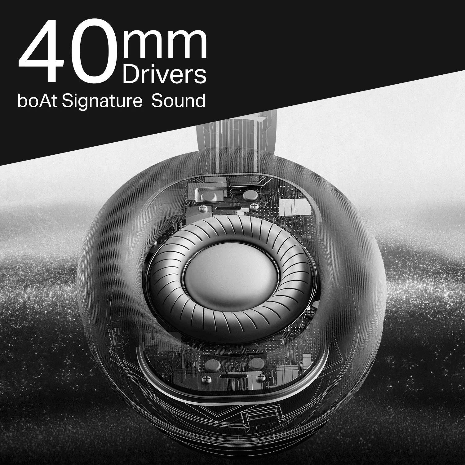 boAt Rockerz Trendz Bluetooth Headphones Black - Image 5