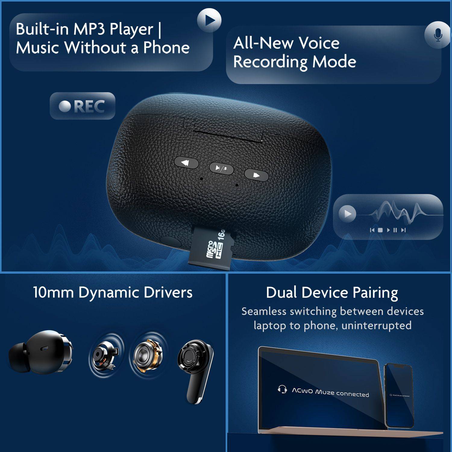 DwOTS Muze Bluetooth Headset by ACwO - Image 3