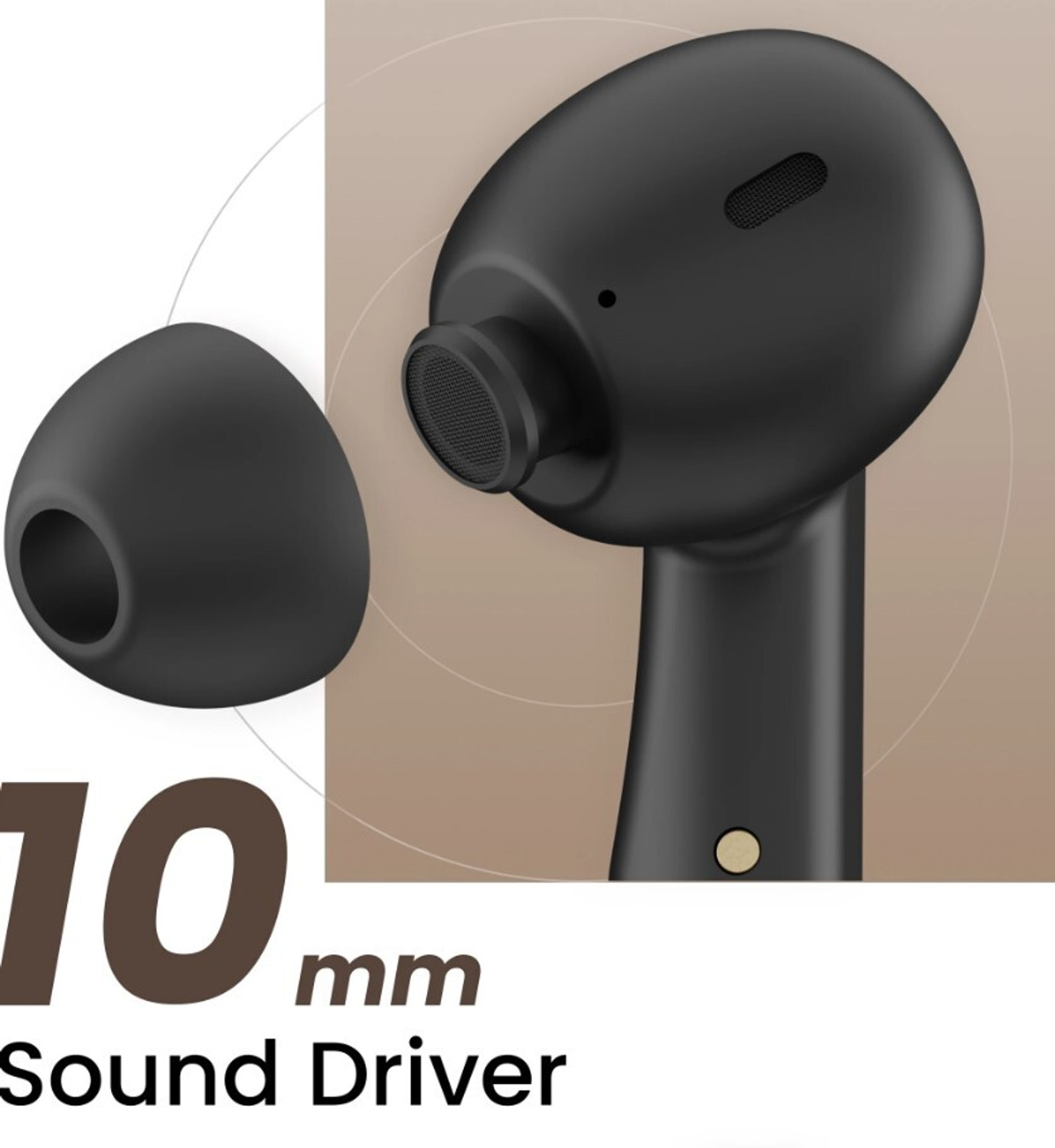 Image of Hammer Solitude with ENC|22Hrs Playtime|Touch Control|Pro+ Bluetooth Calling|IPX4|v5.3 Bluetooth