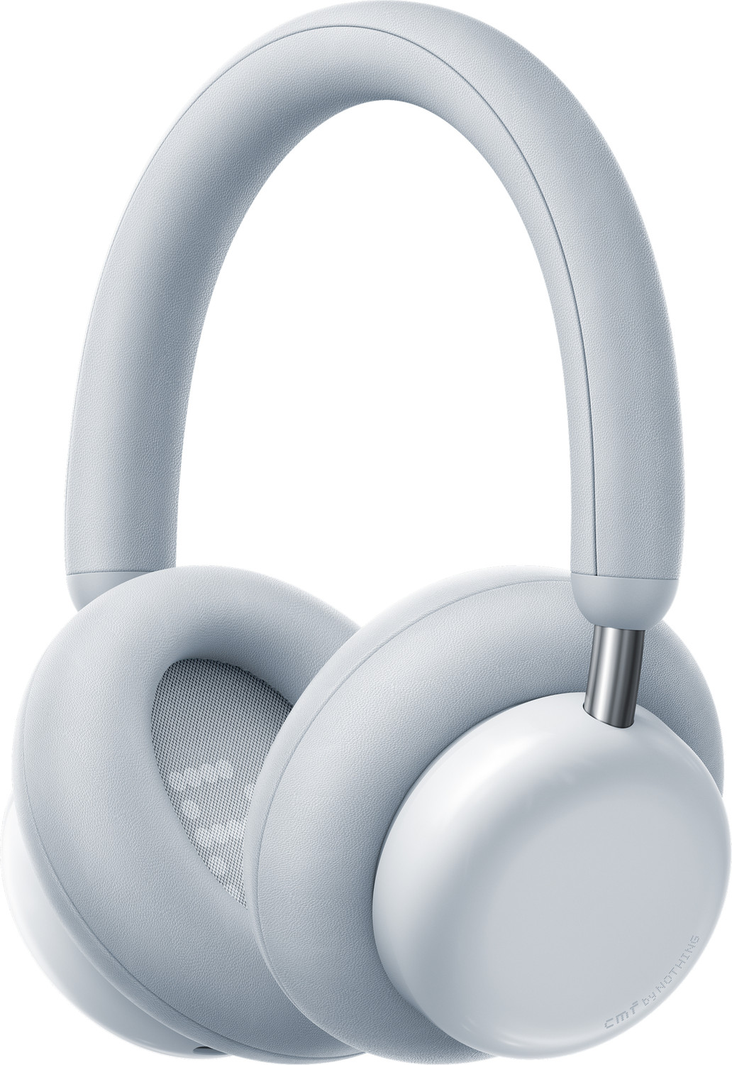 Image of CMF by Nothing Headphone Pro, Hi-Res+LDAC|100hrs Playback|40dB ANC|5min=8hrs Charge|40mm Driver Bluetooth & Wired Headset (Light Grey, On the Ear)