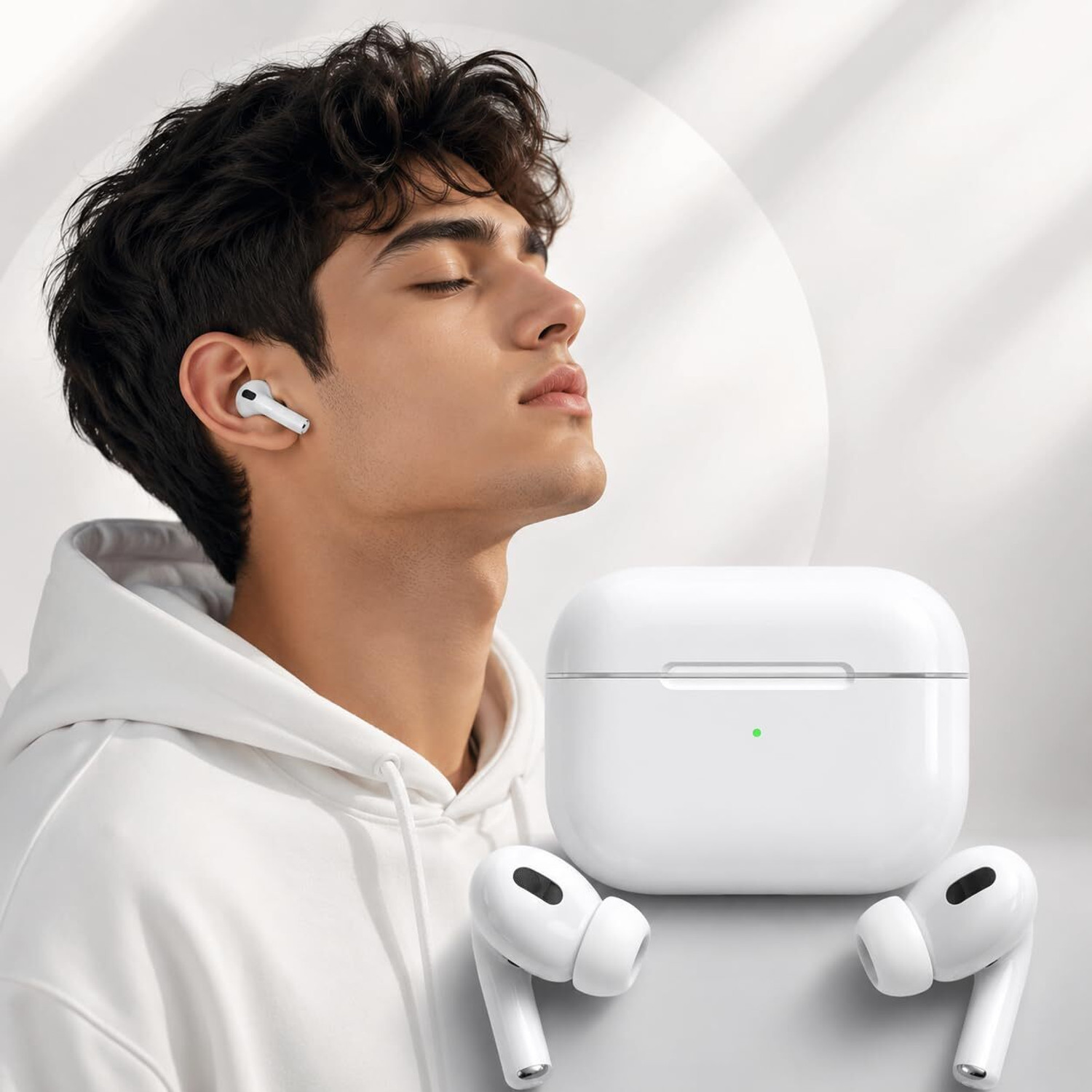 Image of youth gallery TWS Bluetooth Earbuds True Wireless Headphone with MagSafe Charging Case v.x.03 Bluetooth