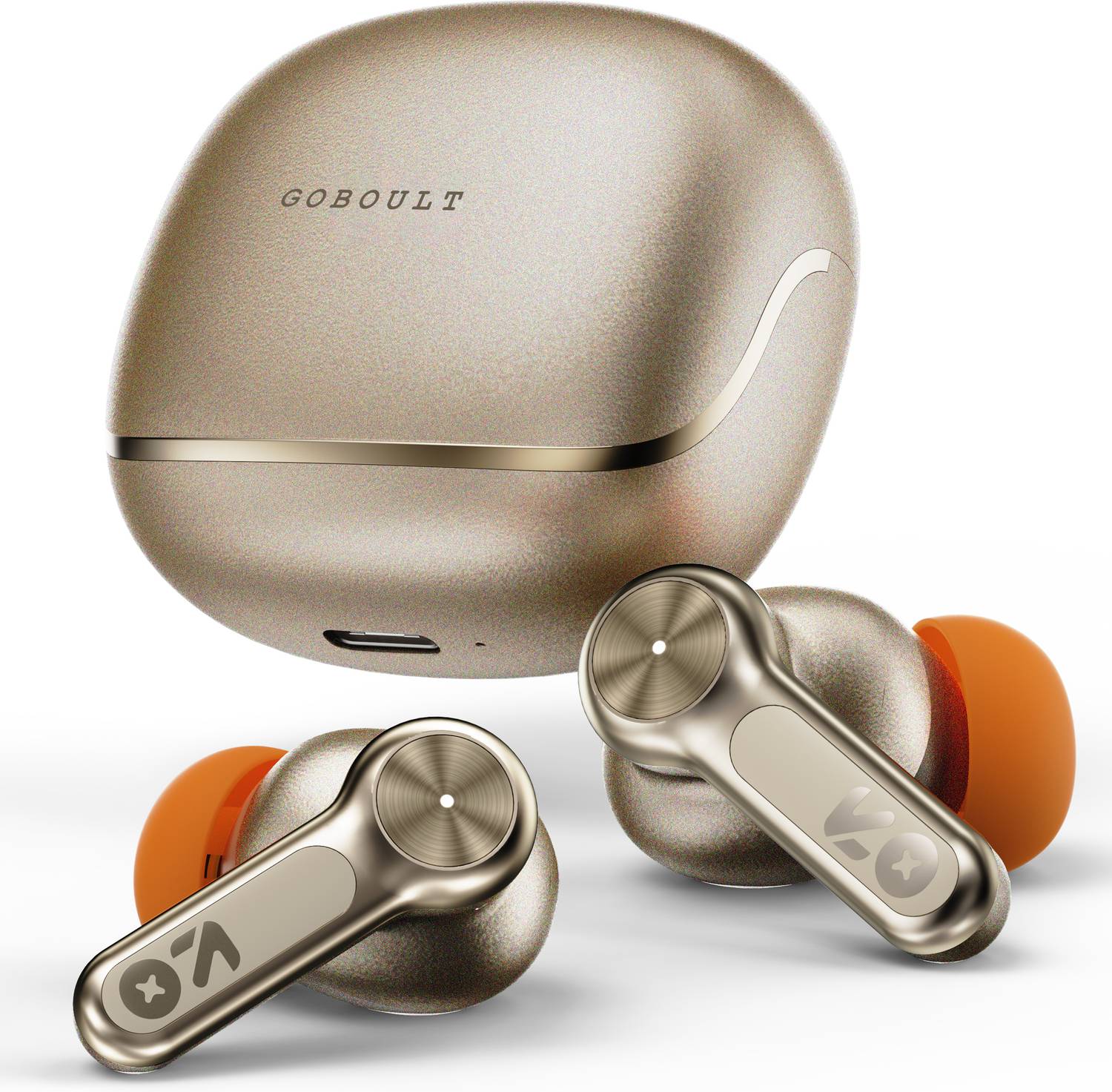 Goboult Raven 70Hrs Battery, App Support, Dual Pairing, Quad Mic