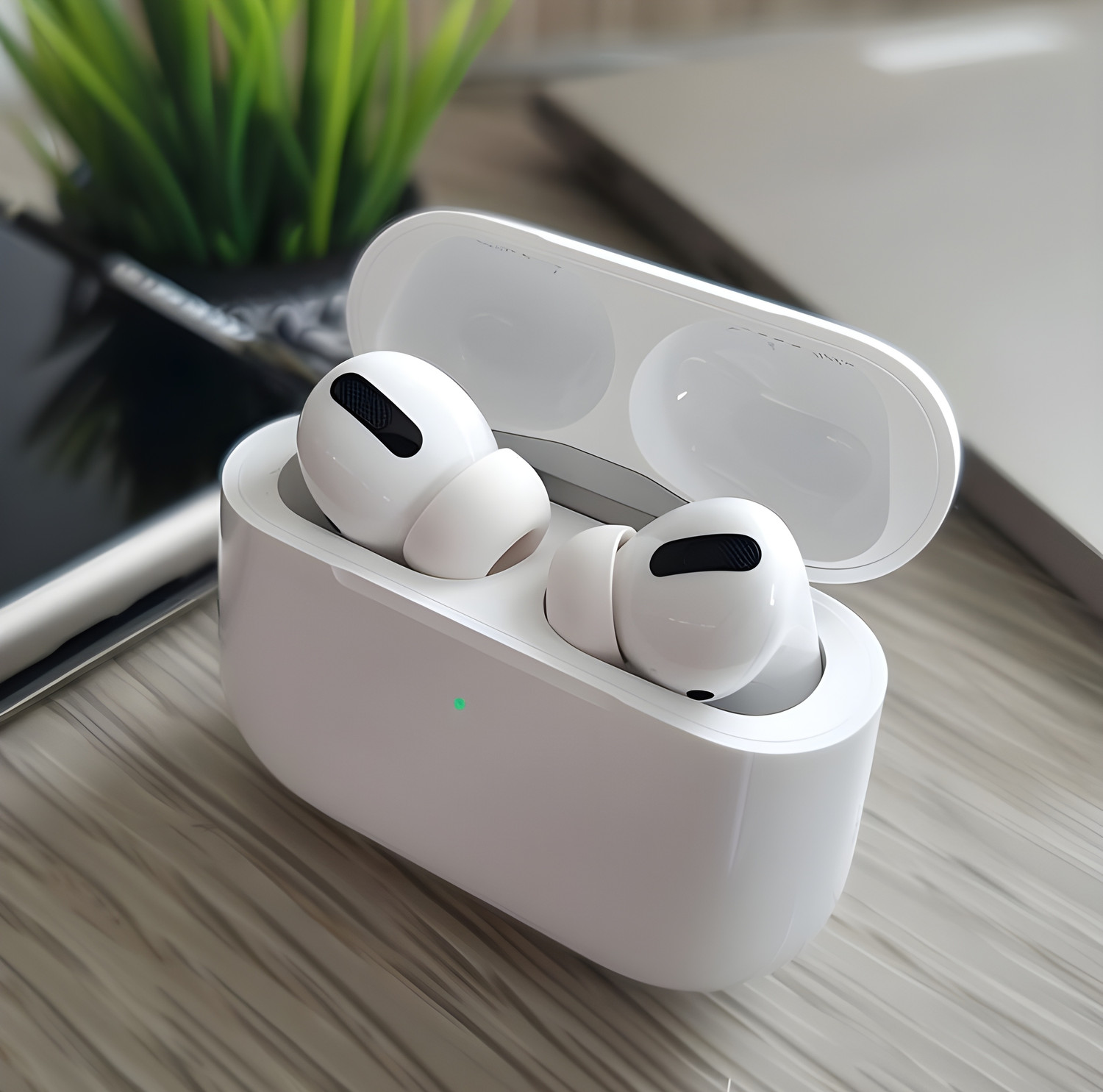 Image of GENCART Aerpods Pro 2 Genration Bluetooth 5.3 Dual Mic 24H Playtime TWS for Android iOS Bluetooth