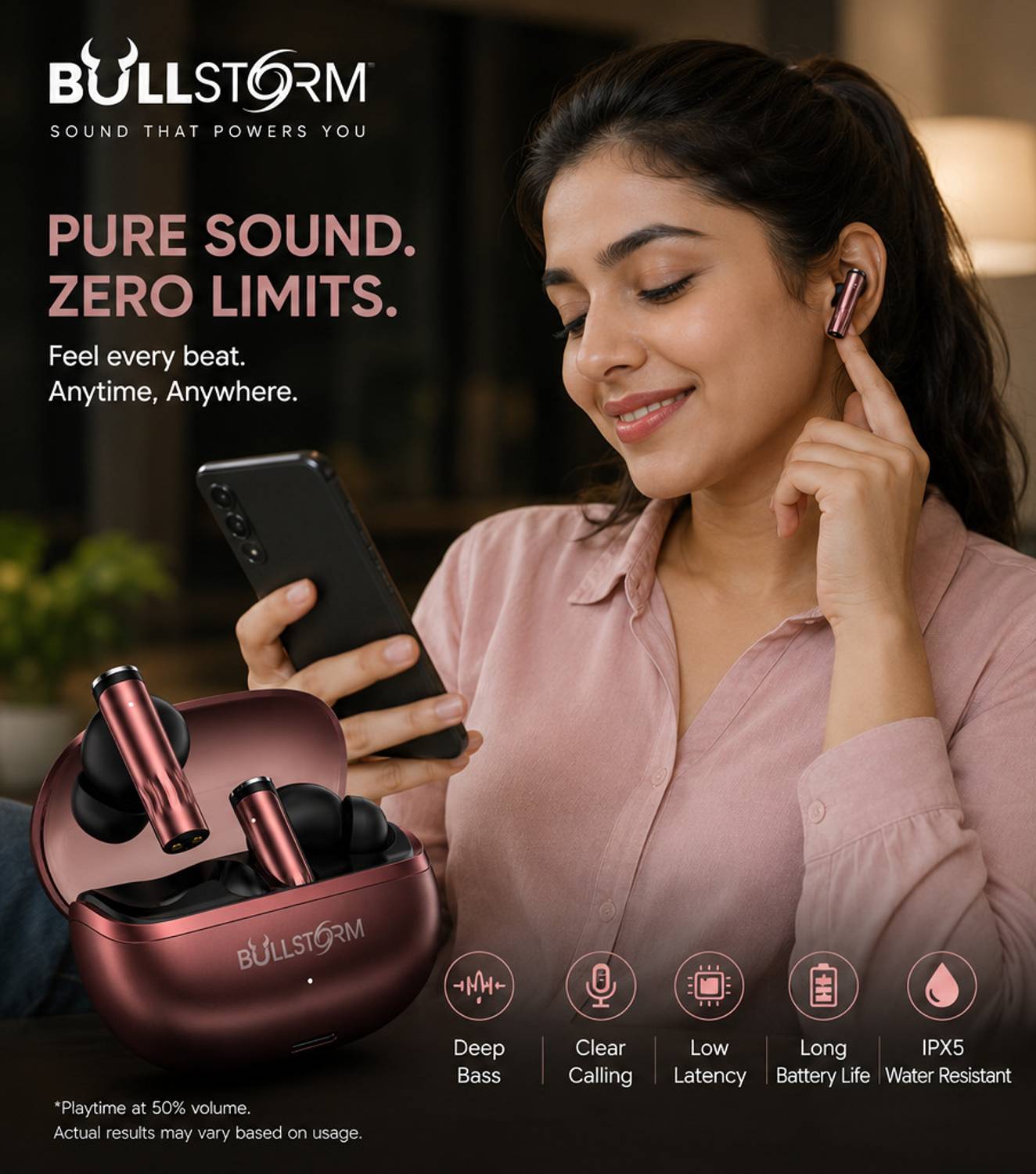 BULLSTORM Voltiq 729 Earbuds - Image 4