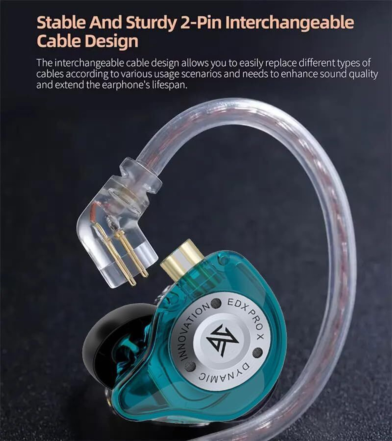Image of CASON KZ EDX Pro X IEM Wired Earphones | in-Ear Monitor Headphones, Gaming Earphones Wired