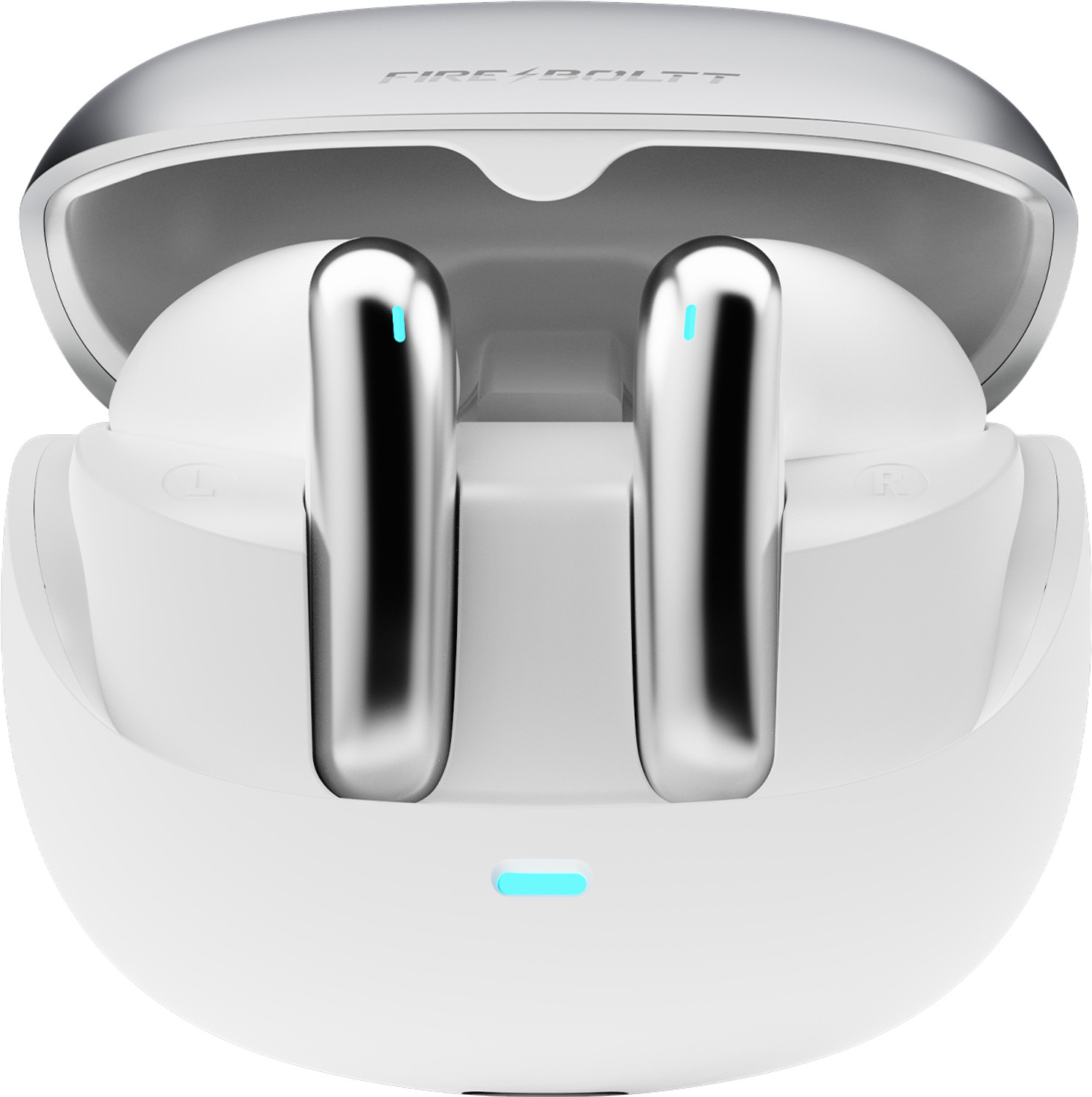 Image of Fire-Boltt Aero Fit TWS Earbuds, Custom EQ Profiles, 50H Battery, Quad Mic ENC, BT 5.4 Bluetooth