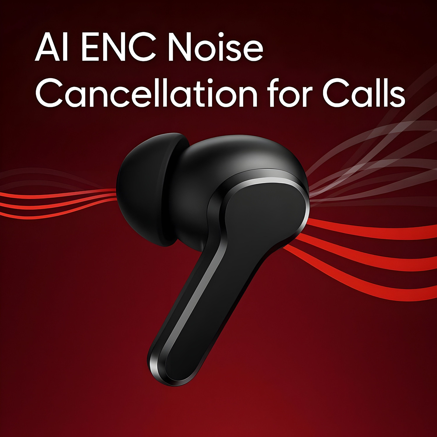 Image of DUJE BT-110 in The Ear Upto 38 Hours Playtime,with AI ENC for calls&Deep Bass-36 Bluetooth