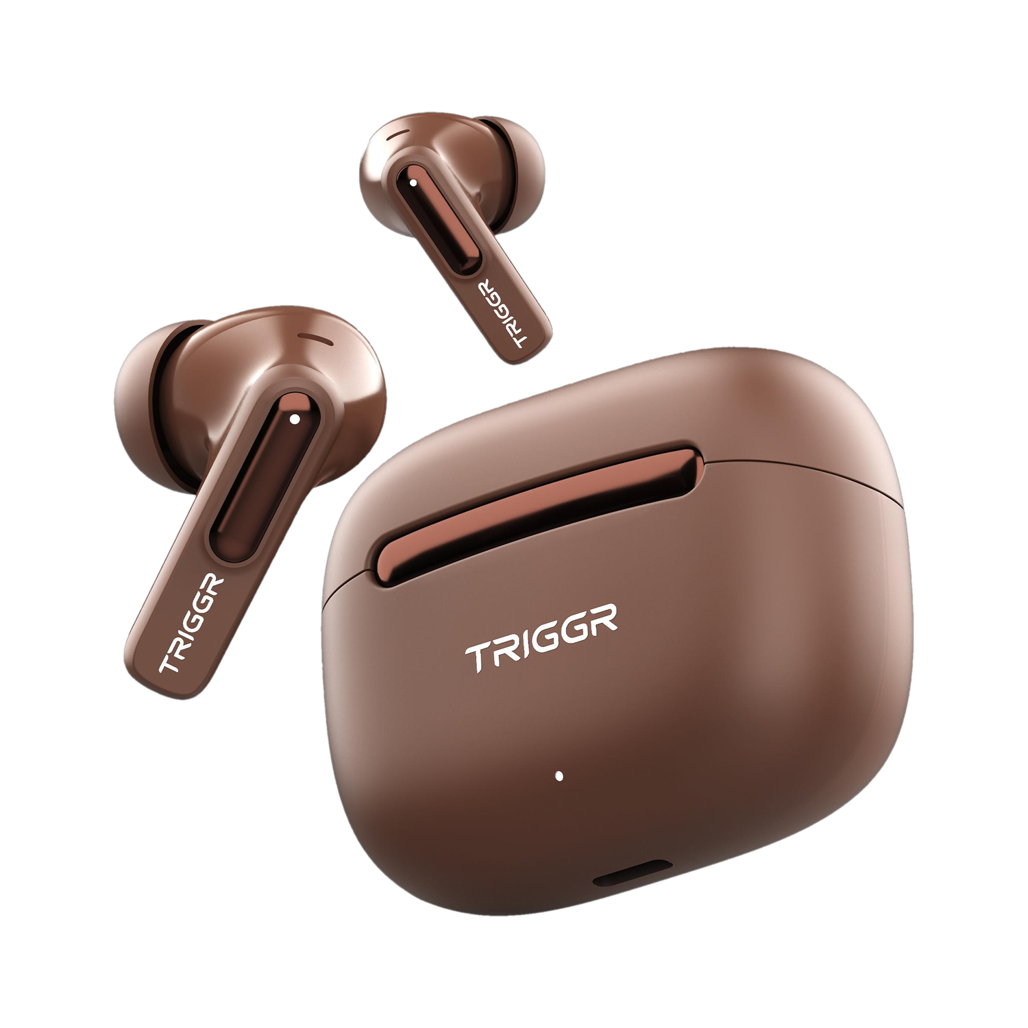 TRIGGR Arcus One 60H Battery, 4 Mic ENC, Dual Pairing, Rubber Grip, 13mm Drivers, v6.0 Bluetooth