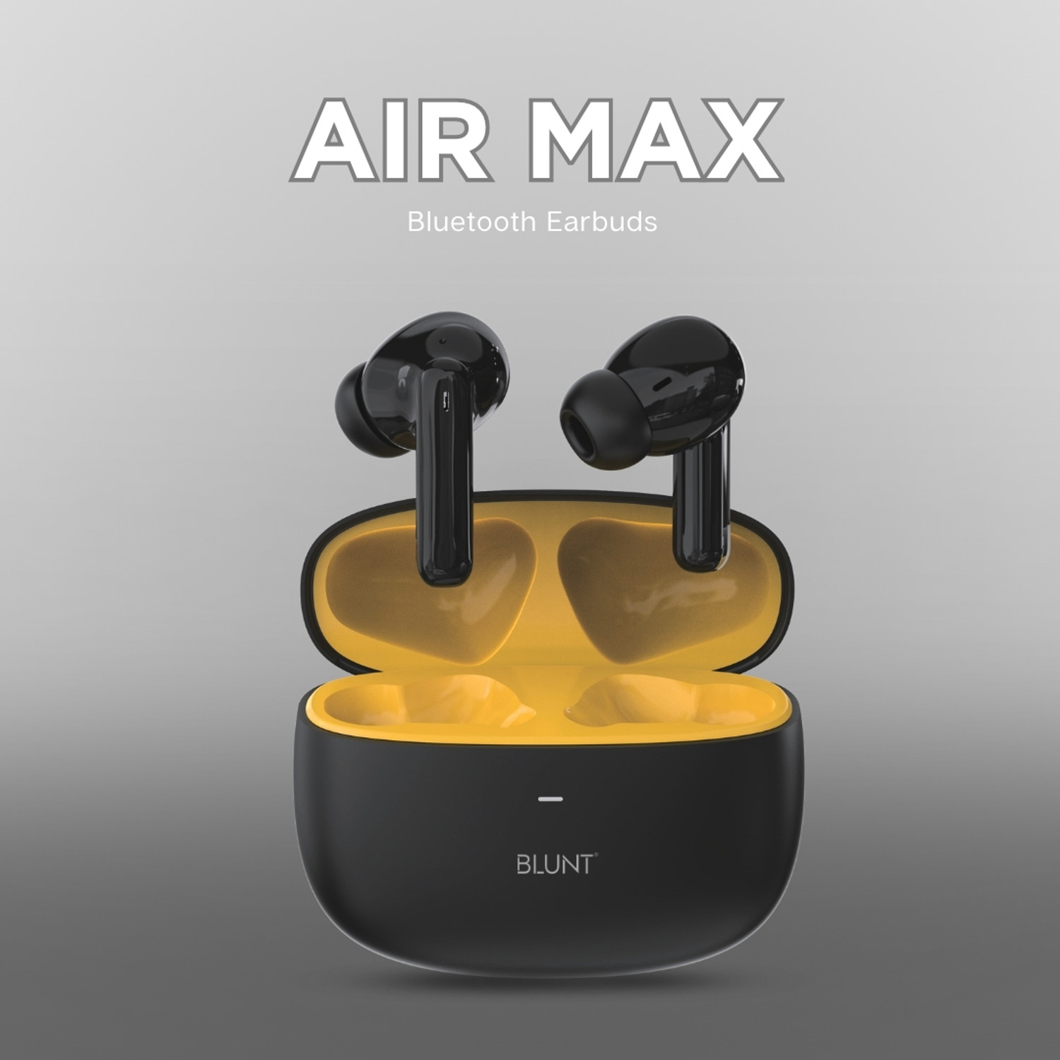 Image of Blunt AirMax True Wireless Earbuds | BT 5.4 HD Mic |30 H Playtime |IPX Waterproof Bluetooth