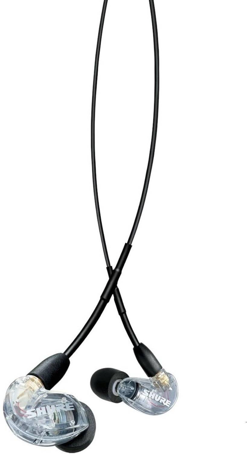 Shure Aonic 215 Wired in Ear Earphones with Microphone Clear Wire