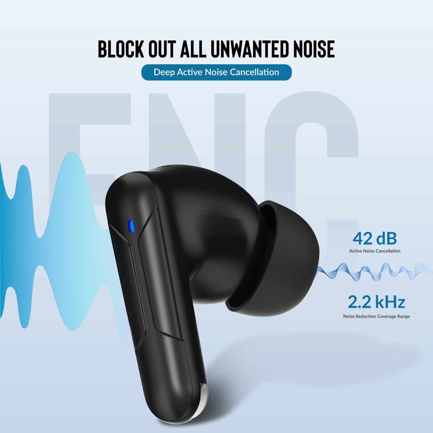 Image of Aroma TWS6 V5.4 Upto 60Hr Playtime*, ENC, Dual Paring, Fast Charging, Heavy Bass Bluetooth