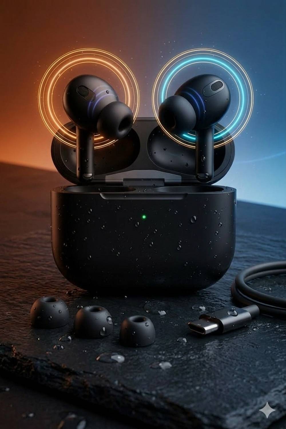 Three Guys Air pods Earbuds Plus Bass Boost & Smart Touch Bluetooth 1000 Bluetooth