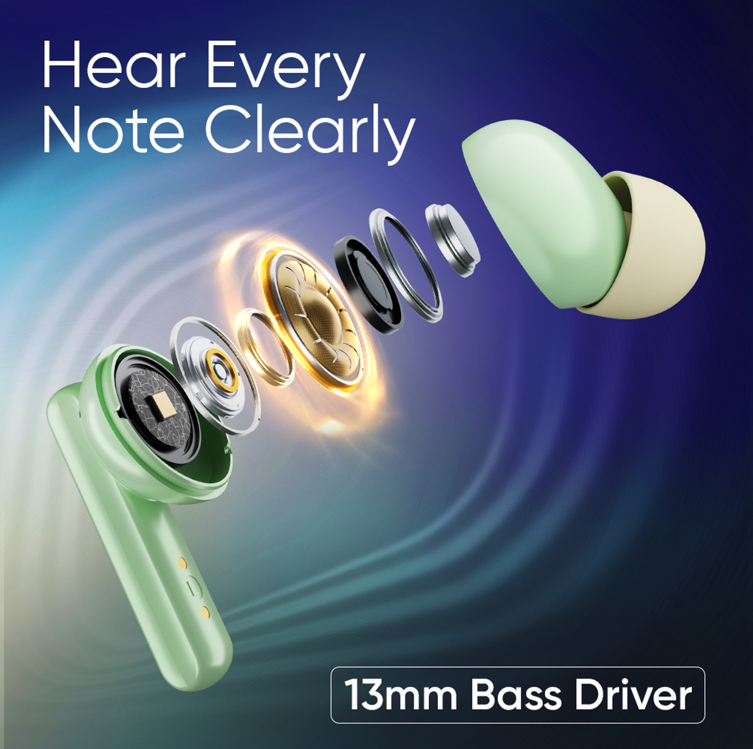 Image of Mivi DuoPods Oris [New Launch] AI ENC Bluetooth