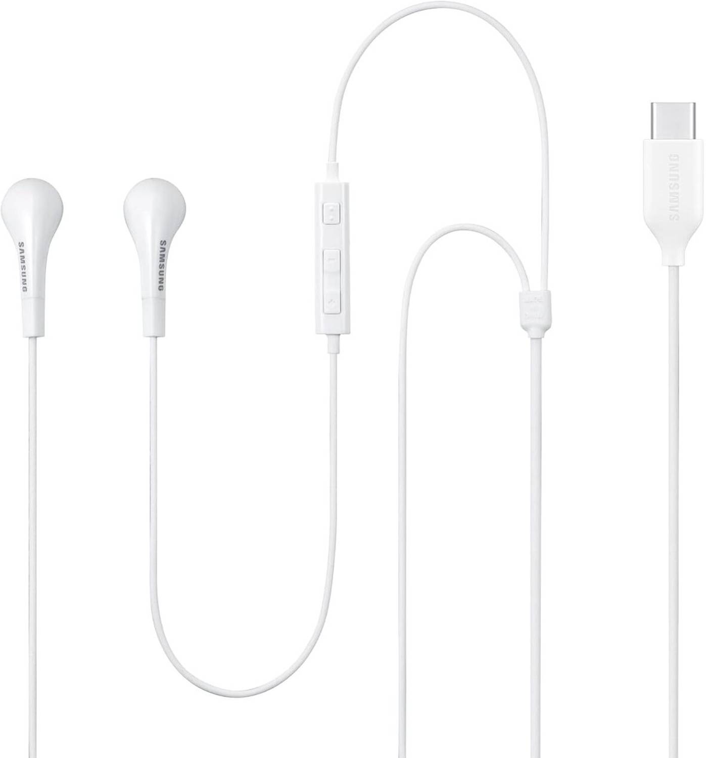THE BLACK TECH Samsung OriginalType-C Earphone, White Wired - Image 2