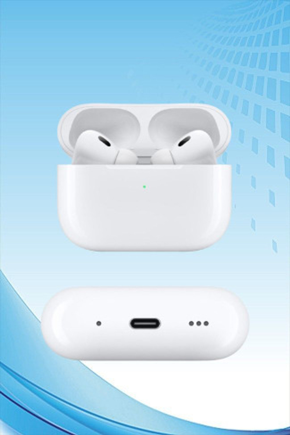 Image of BeatFlow Earipods Pro (2nd generation) Active Cancellation Sound -MagSafe Case(USB-C) Bluetooth