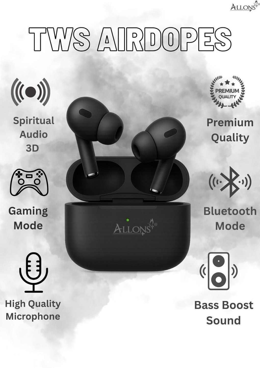 Image of allons TWS Bluetooth Earbuds True Wireless Headphone with MagSafe Charging Case O276 Bluetooth