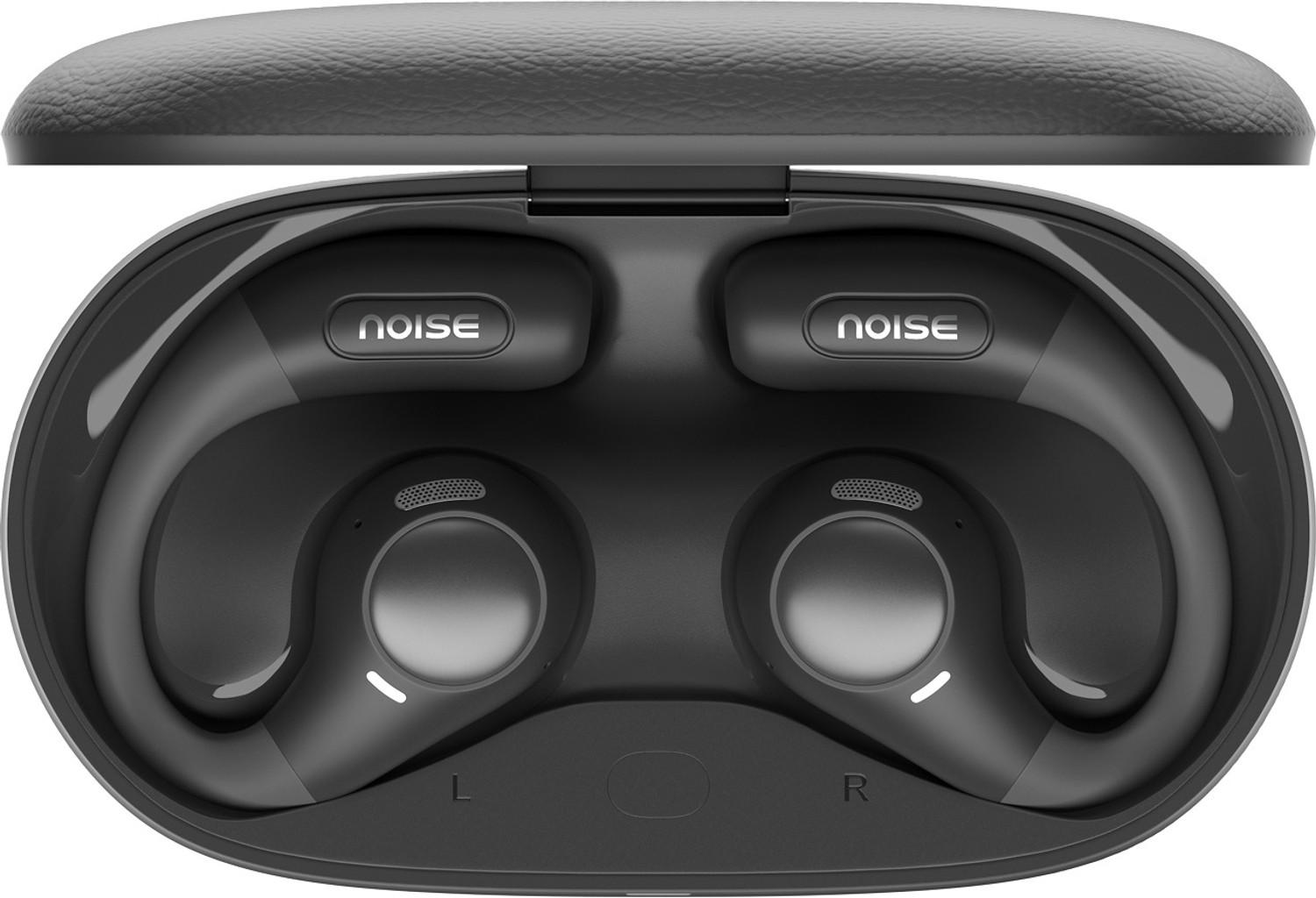 Image of Noise Pure Pods2 OWS with Spatial Audio, 14.2mm Neodymium Driver, Detachable Band Bluetooth Headset (Black, True Wireless)