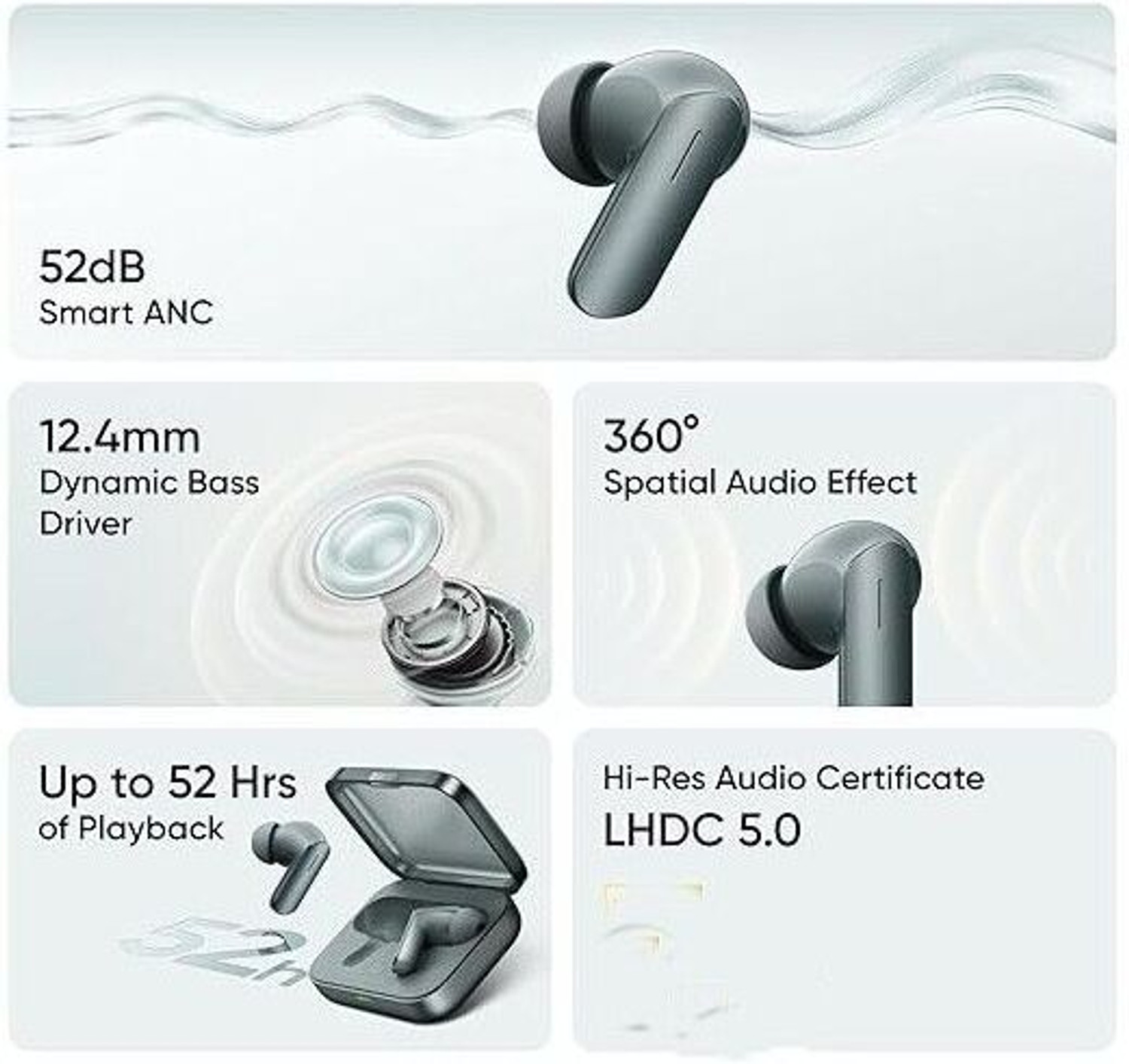 Image of GENZEE Wireless Buds Air 7 compatible with Real-me - Well Design Bluetooth