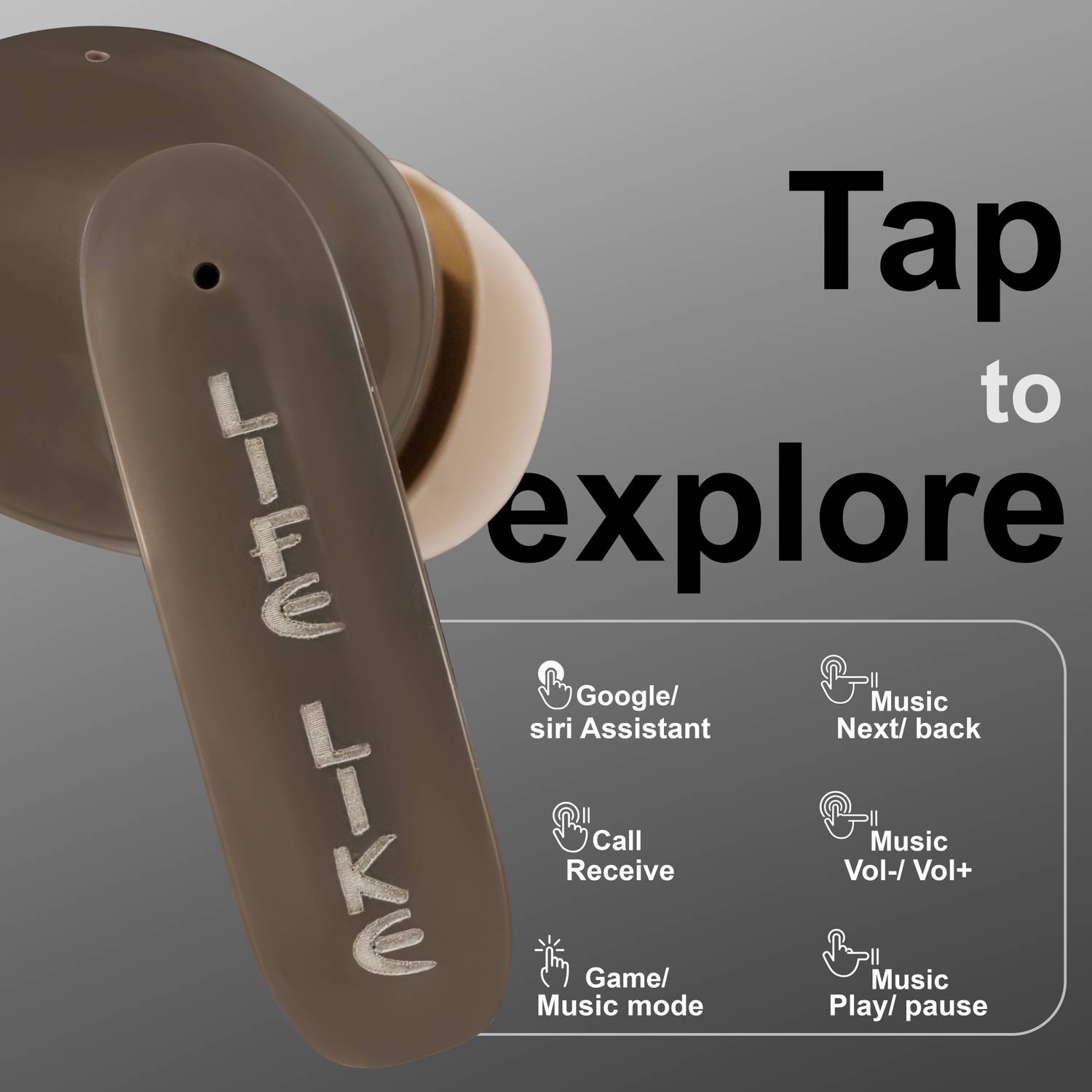 Life Like Z40 Pro Earbuds 100Hr Playtime - Image 2