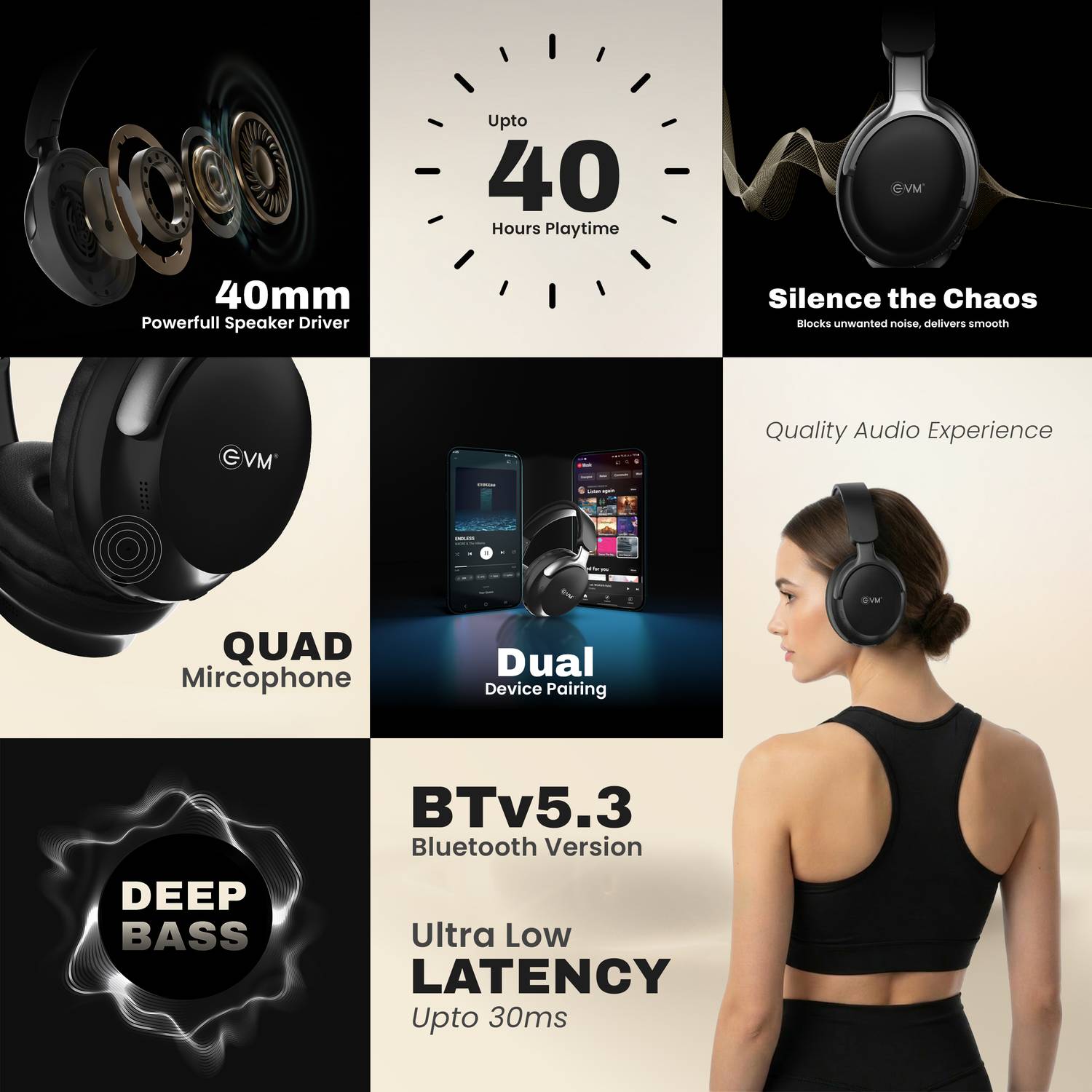 EVM EnSonic Wireless Headphone - Image 2