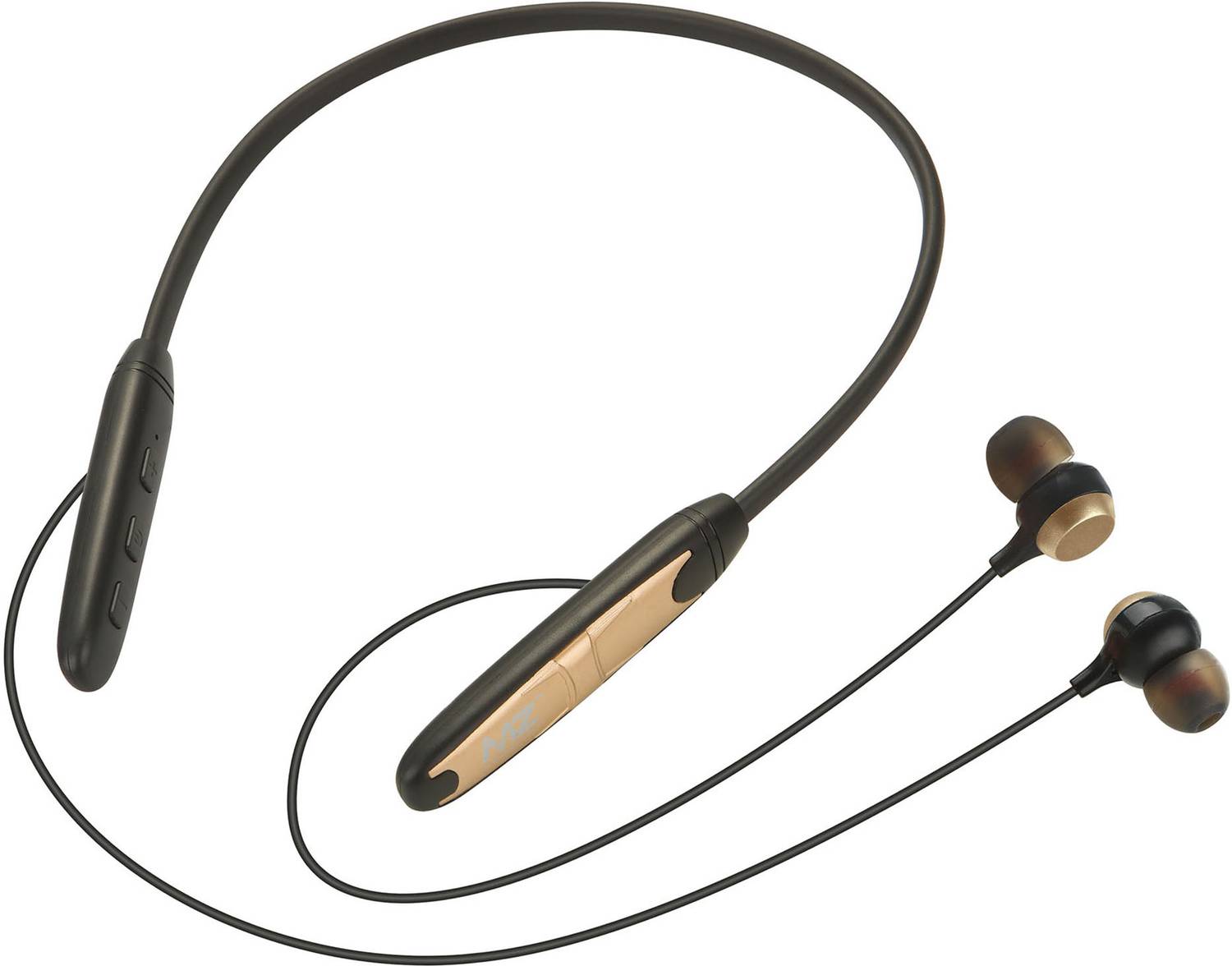 MZ NB121-RECHARGEABLE WIRELESS HEADPHONE-Magnetic Neckband 250h standby 200mAh Bluetooth
