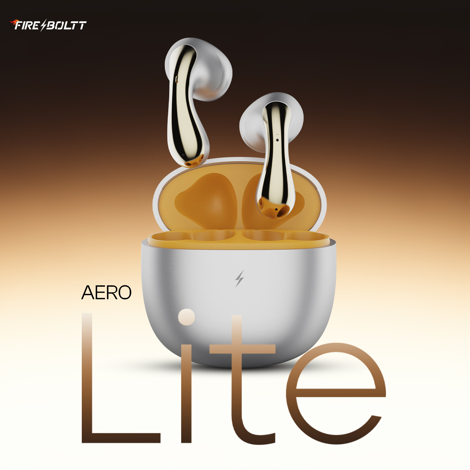 Image of Fire-Boltt Aero Lite TWS Earbuds, Custom EQ Profiles, 50H Battery, Quad Mic ENC, BT 5.4 Bluetooth