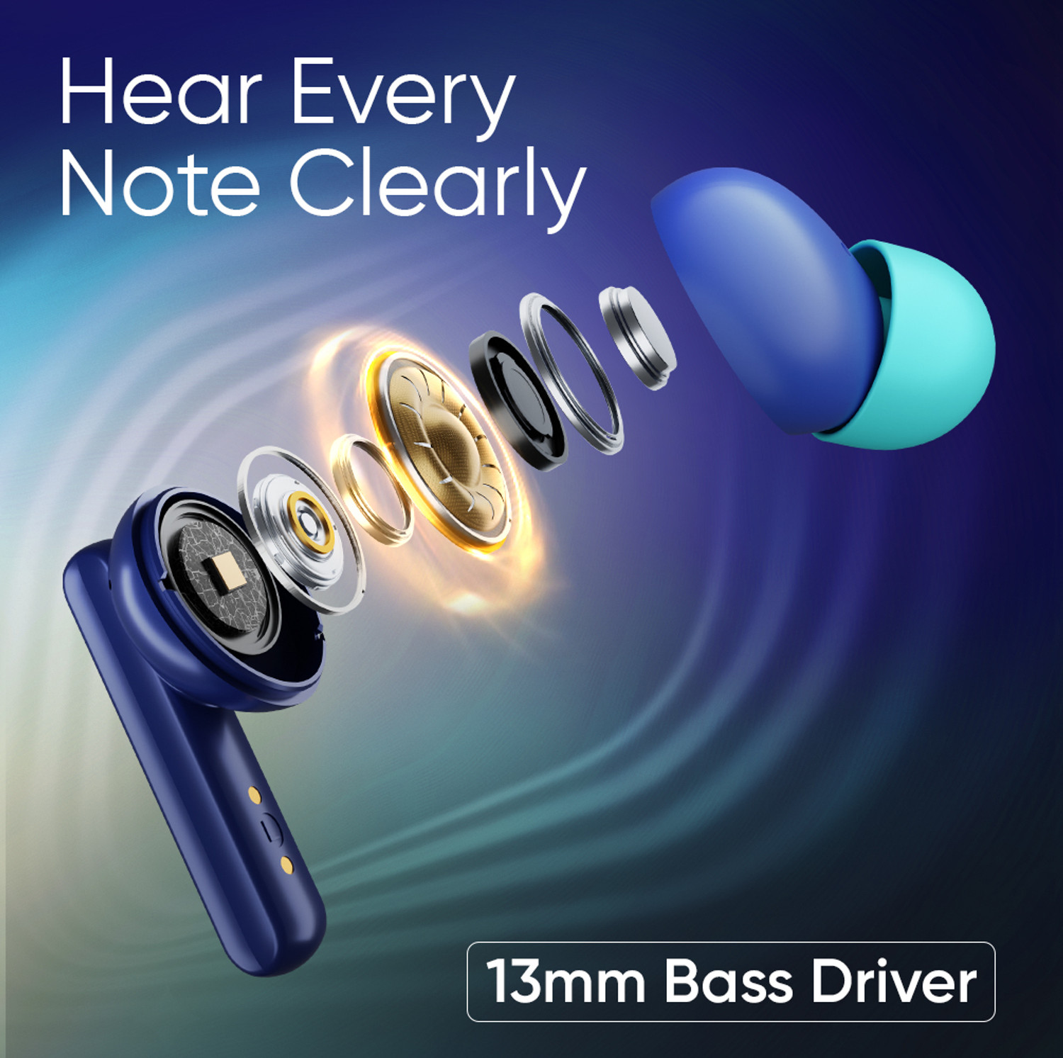 Image of Mivi DuoPods Oris [New Launch] AI ENC Bluetooth