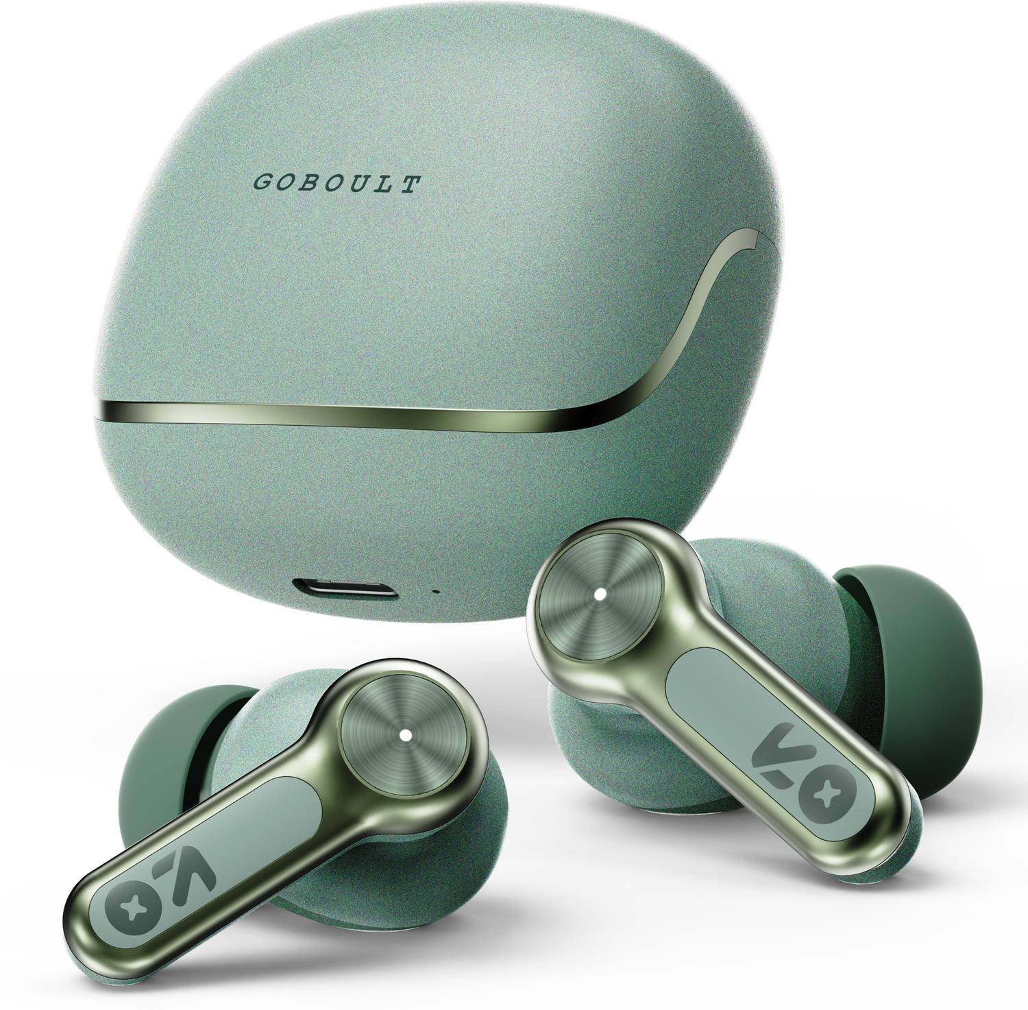 Goboult Raven 70Hrs Battery, App Support, Dual Pairing, Quad Mic