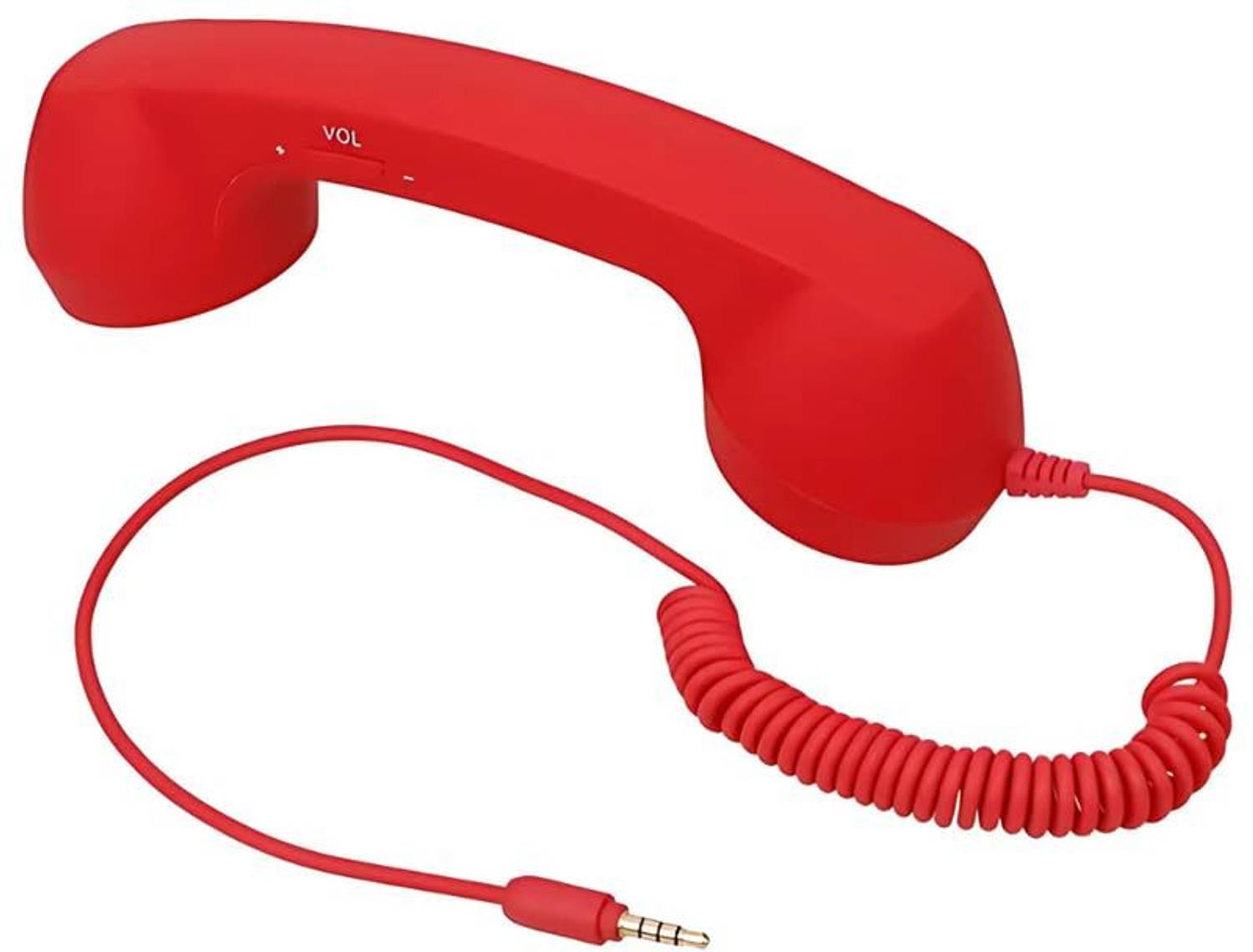 DRUMSTONE Coco Phone Retro Receiver – Radiation-Proof with 3.5mm Jack for Clear Calls Wired