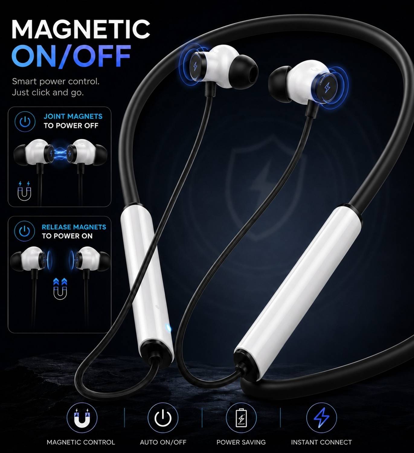 F FERONS Neo buds 3 Wireless Neckband Bluetooth - Image 1