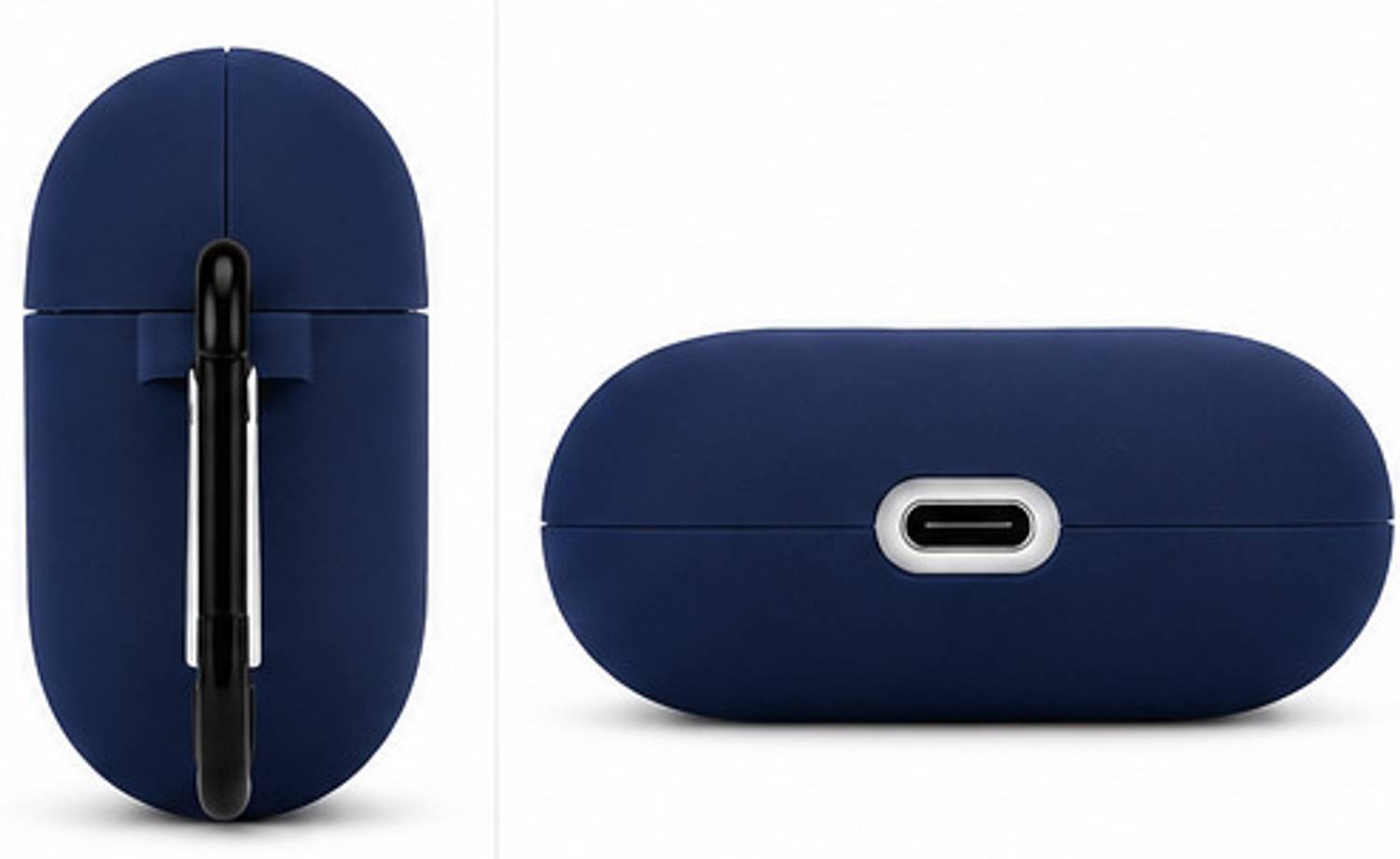 KUMAR AirPods Pro Silicone Cover with Carabiner Clip - Image 3
