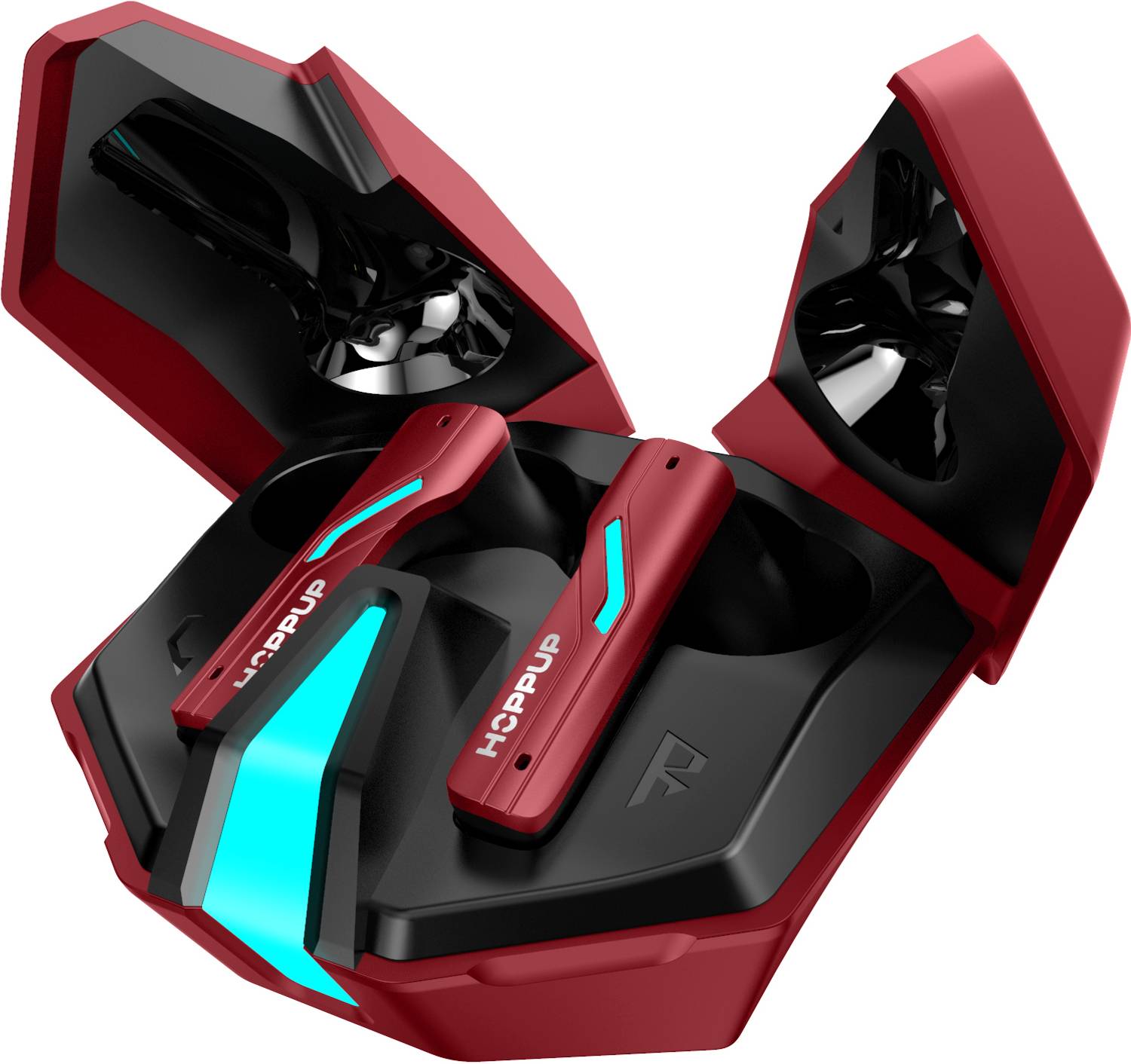 HOPPUP Xo6 Gaming Earbuds with 35MS Low Latency, RGB LED, 13MM DR