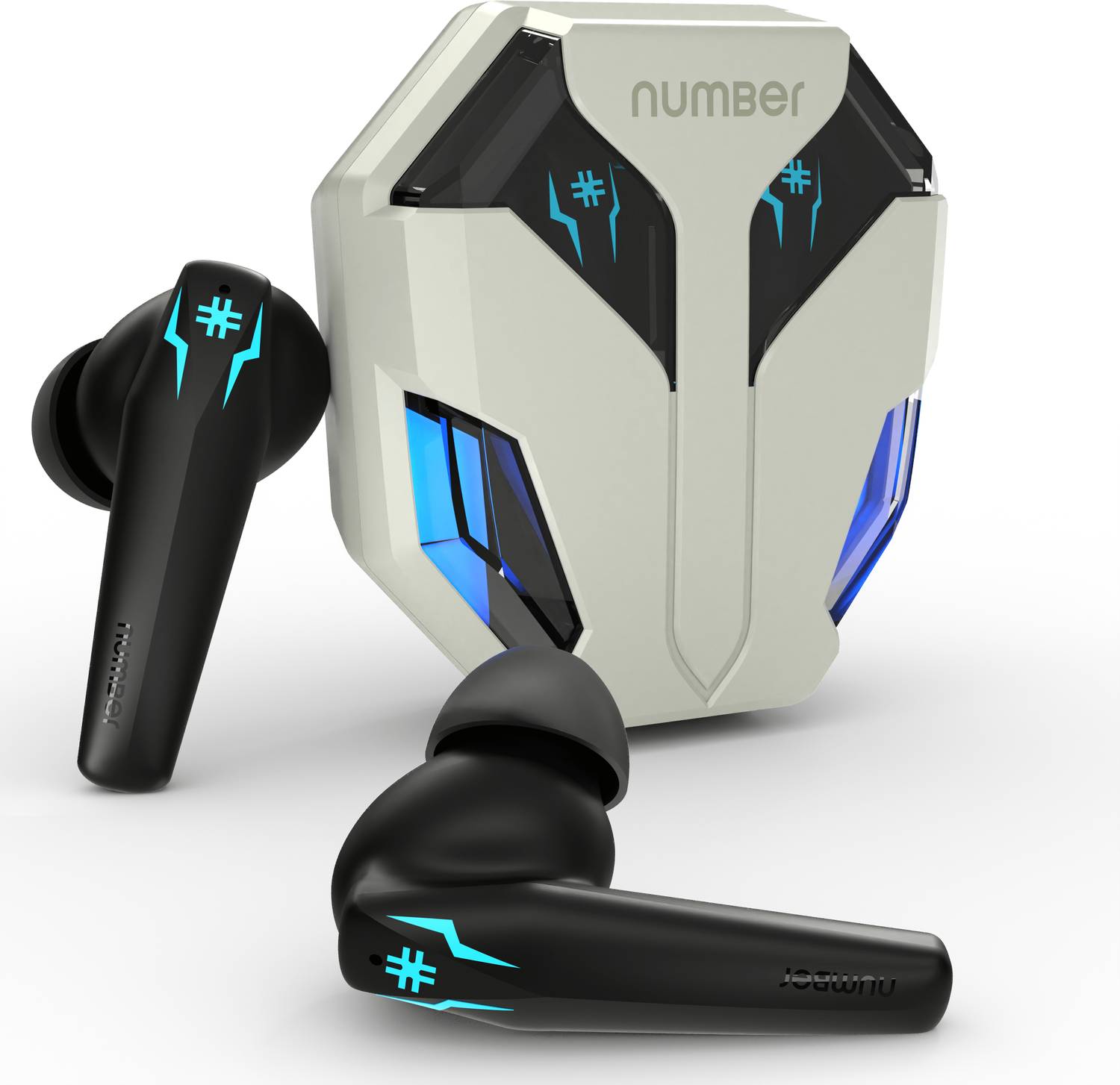 Number Super Buds Pro GT99 Dual Pair, 4 Mic ENC Gaming RGB TWS,35