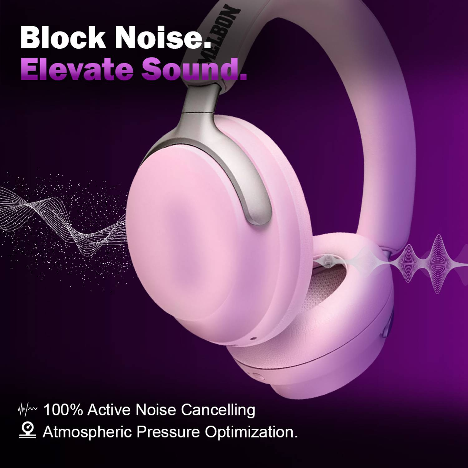 Melbon Pulse Bass Wireless Over-Ear Headphones - Image 4