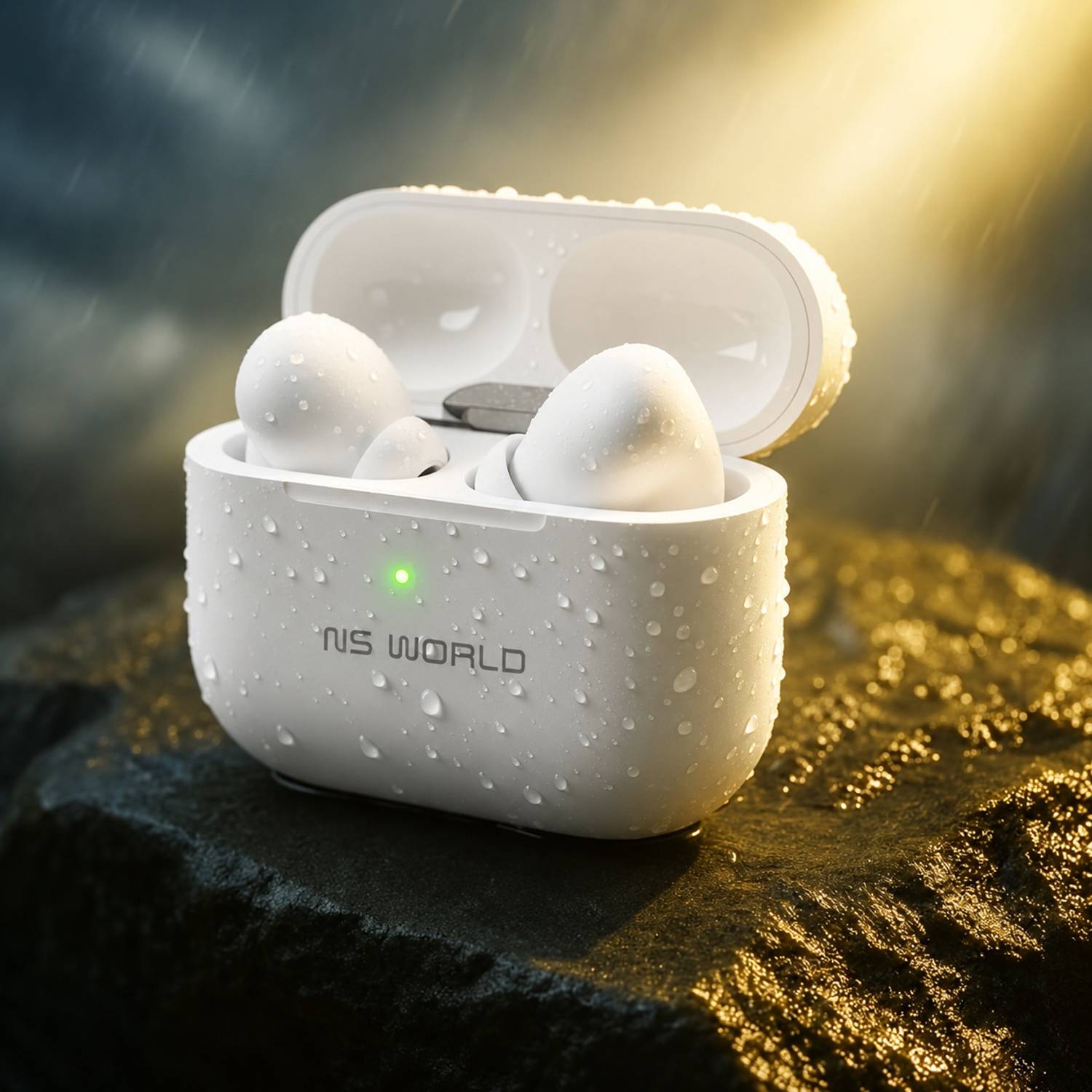 NS WORLD AIR PRO 7 Airbud Tws | Case Protect| Bass | BT Earbuds | Touch Control Headphone Bluetooth