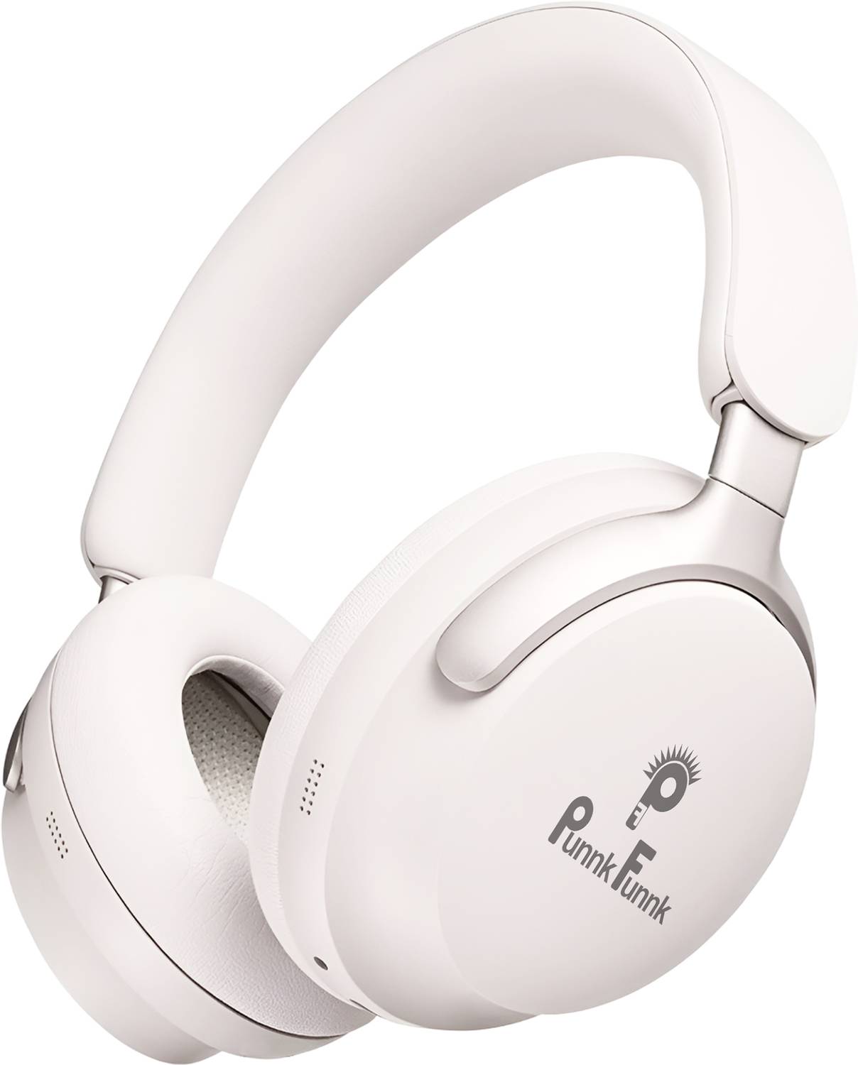 PunnkFunnk 70H Playtime Bass Bluetooth Wireless Headphone with Mic, Foldable Design & Aux Bluetooth